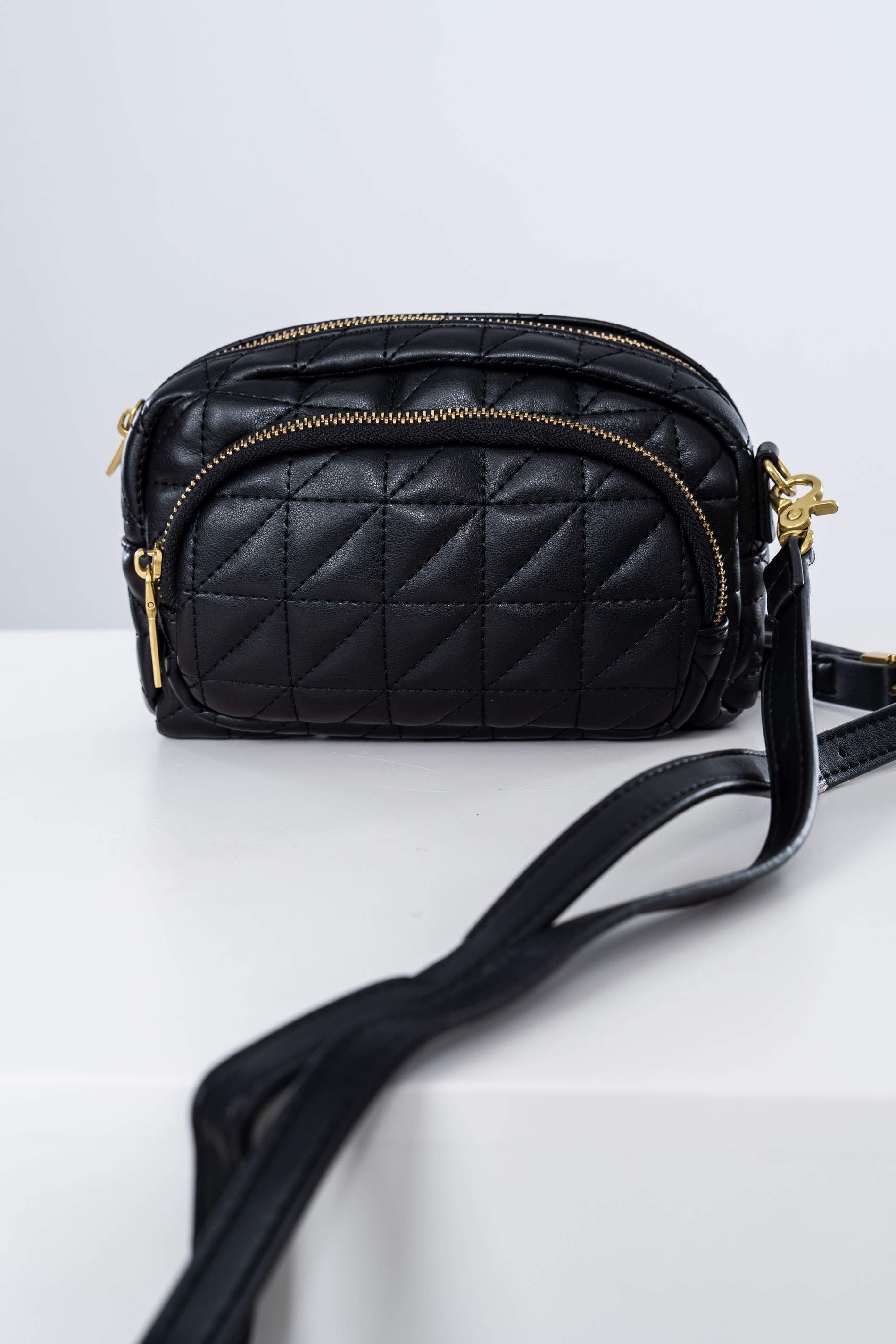BANDOLERA PESPUNTE NEGRO
