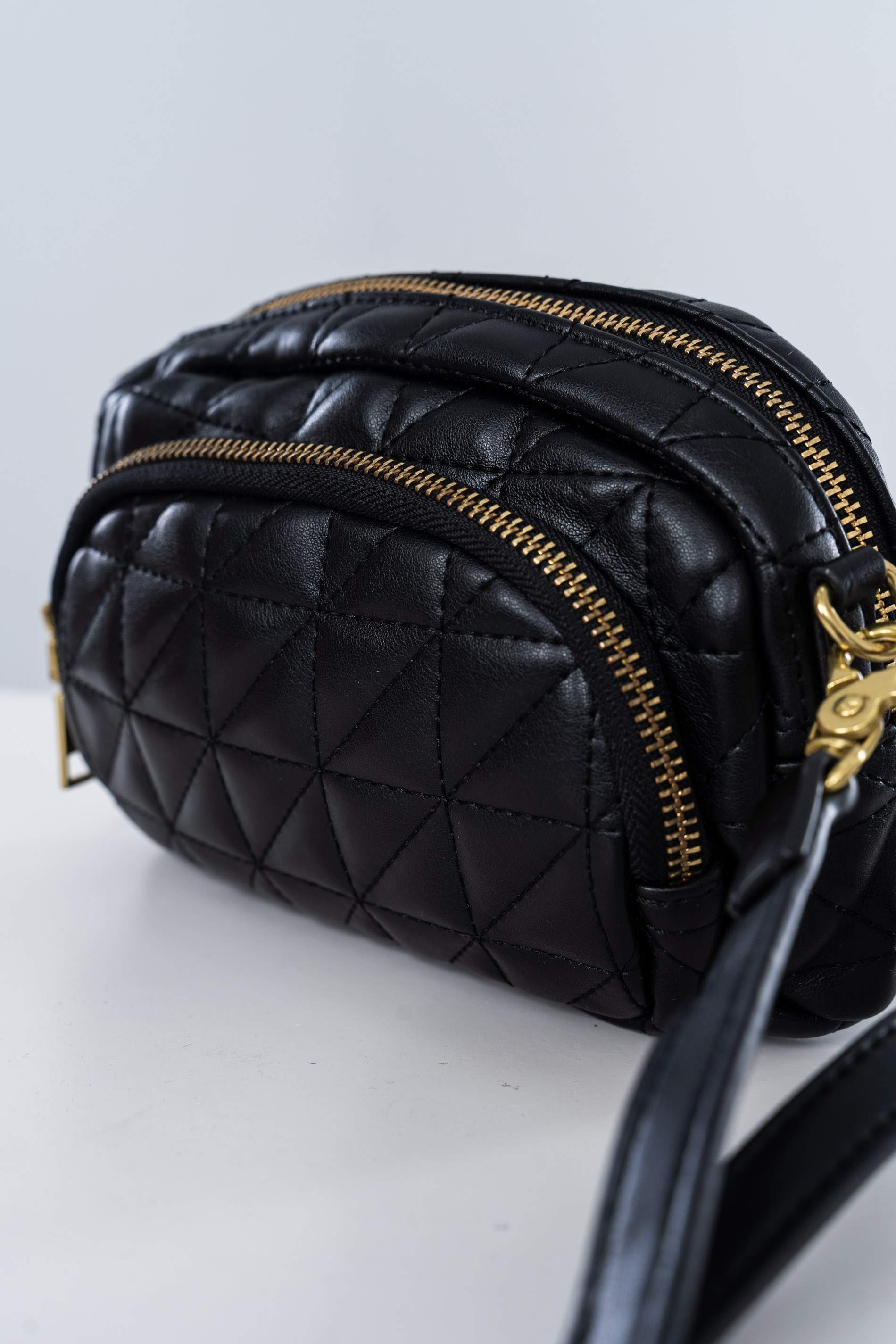 BANDOLERA PESPUNTE NEGRO
