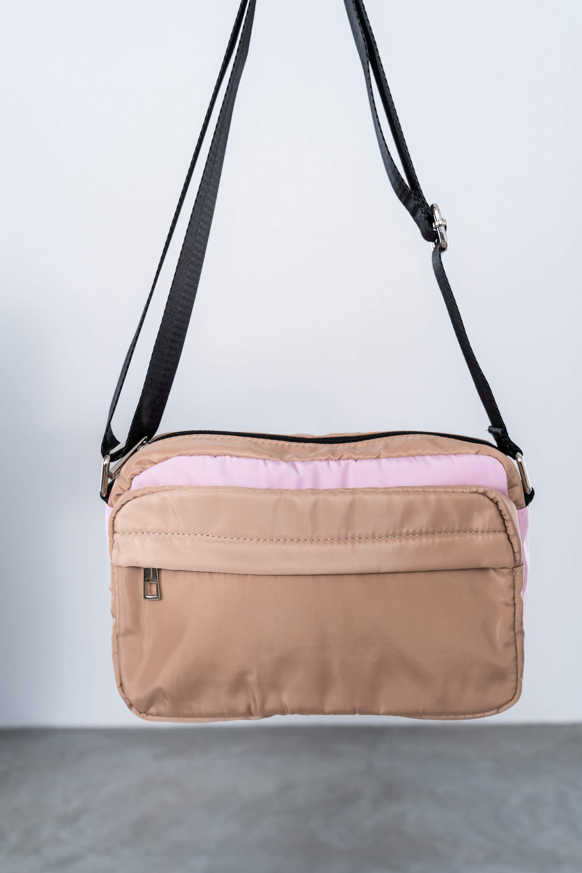 BANDOLERA COMBINADA NYLON ROSA