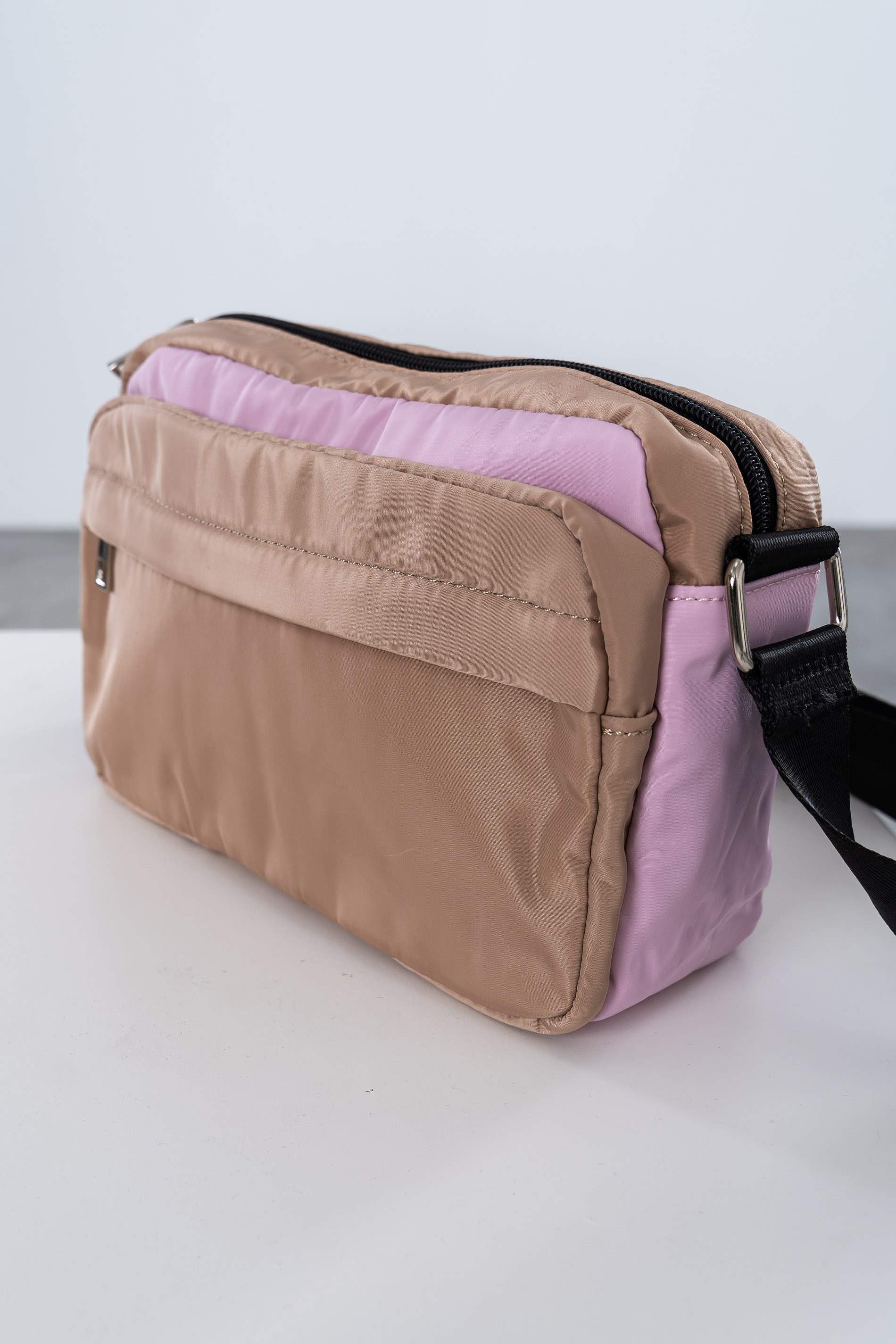 BANDOLERA COMBINADA NYLON ROSA