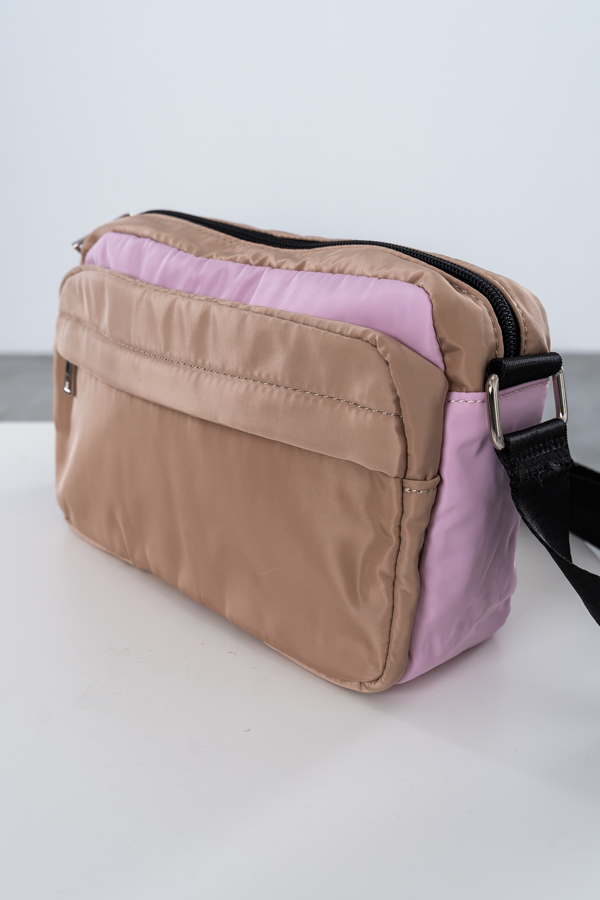 BANDOLERA COMBINADA NYLON ROSA