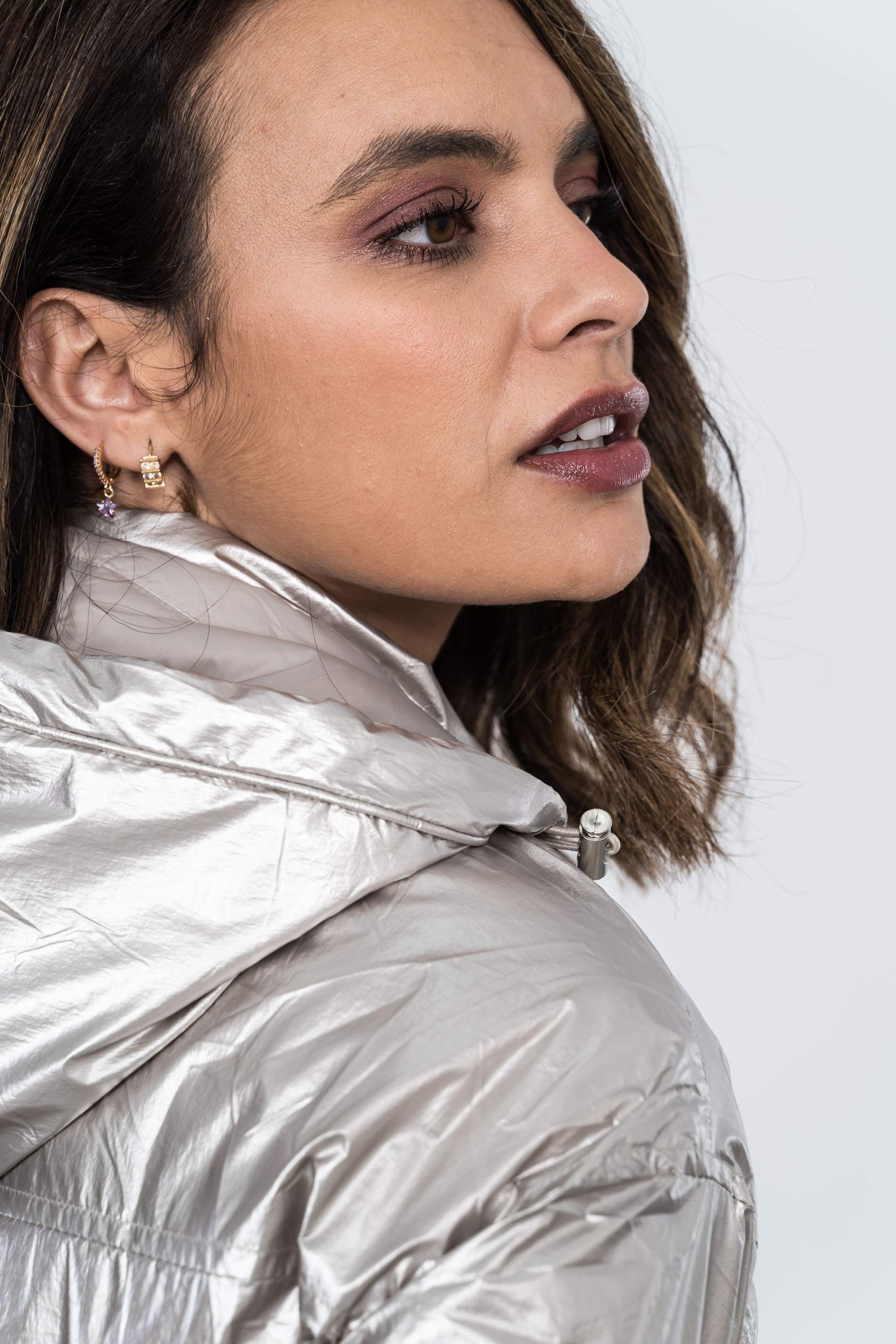 PARKA LIGERA REVERSIBLE METALIZADA CHAMPAN