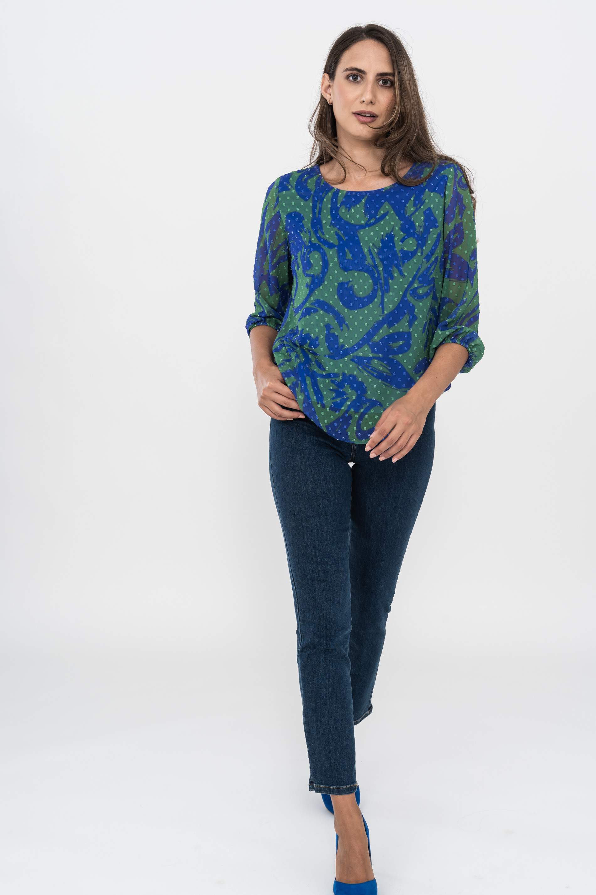 PANTALON VAQUERO RECTO AZUL