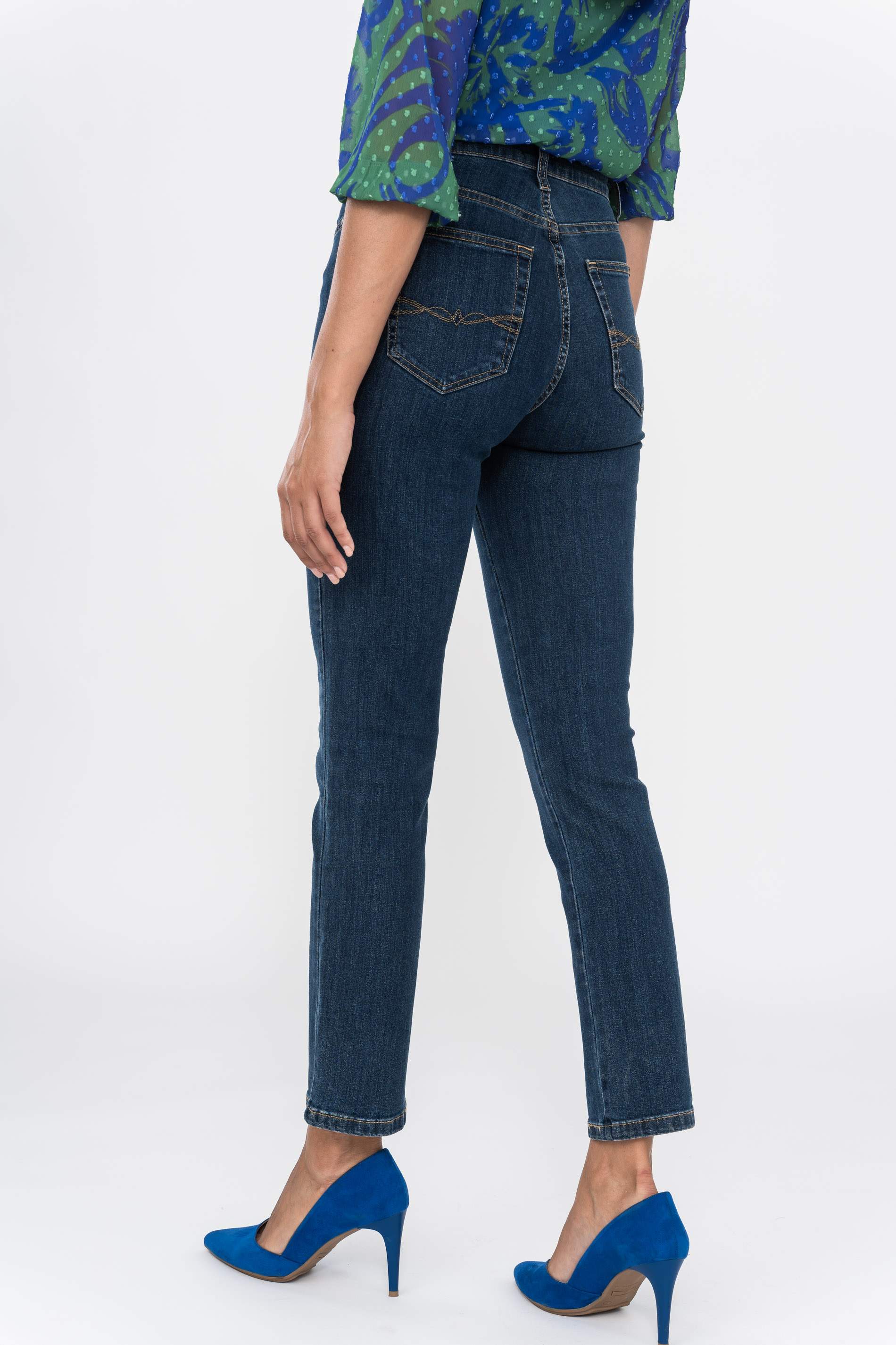 PANTALON VAQUERO RECTO AZUL