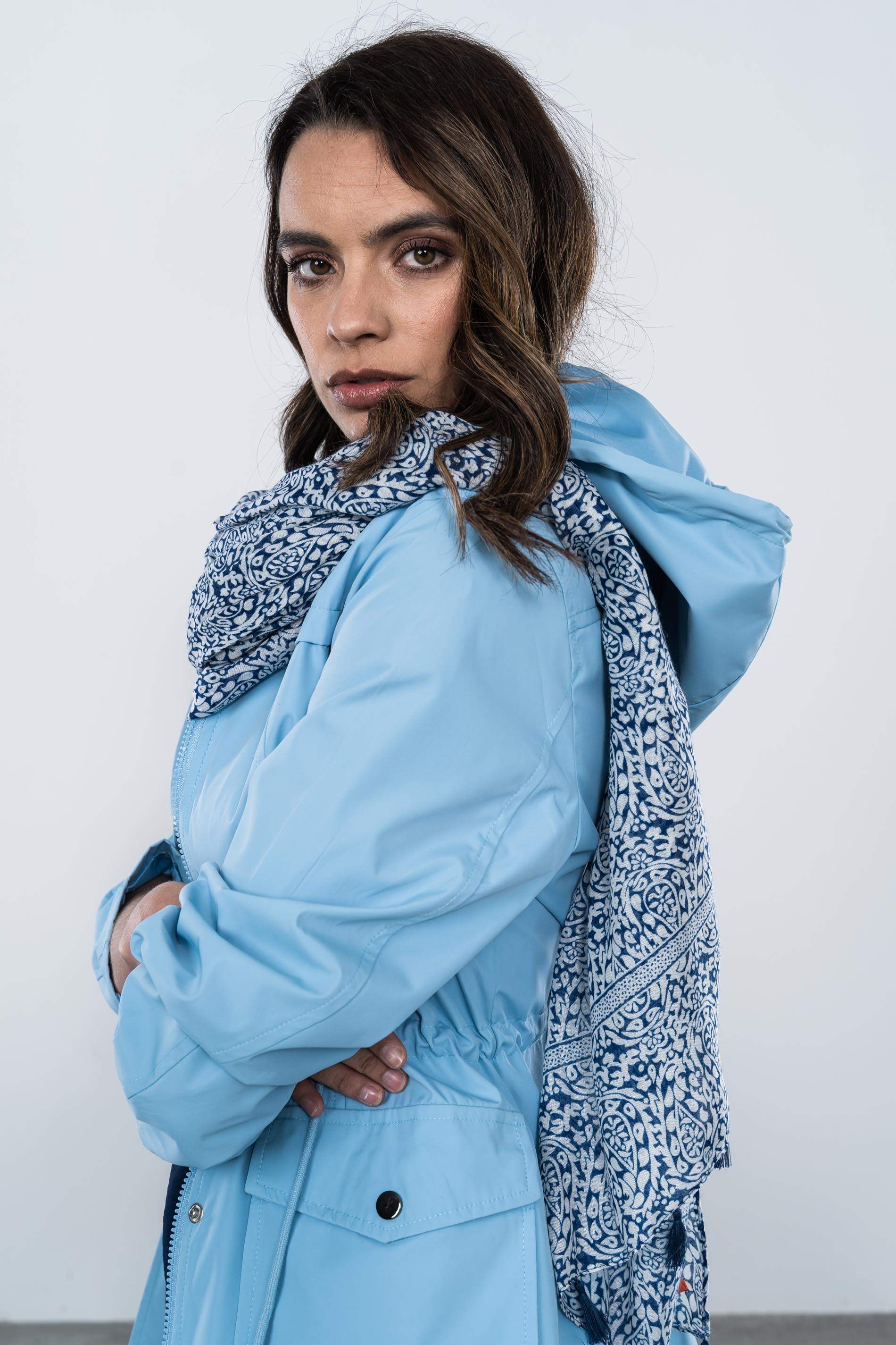 FOULARD BICOLOR FLECOS