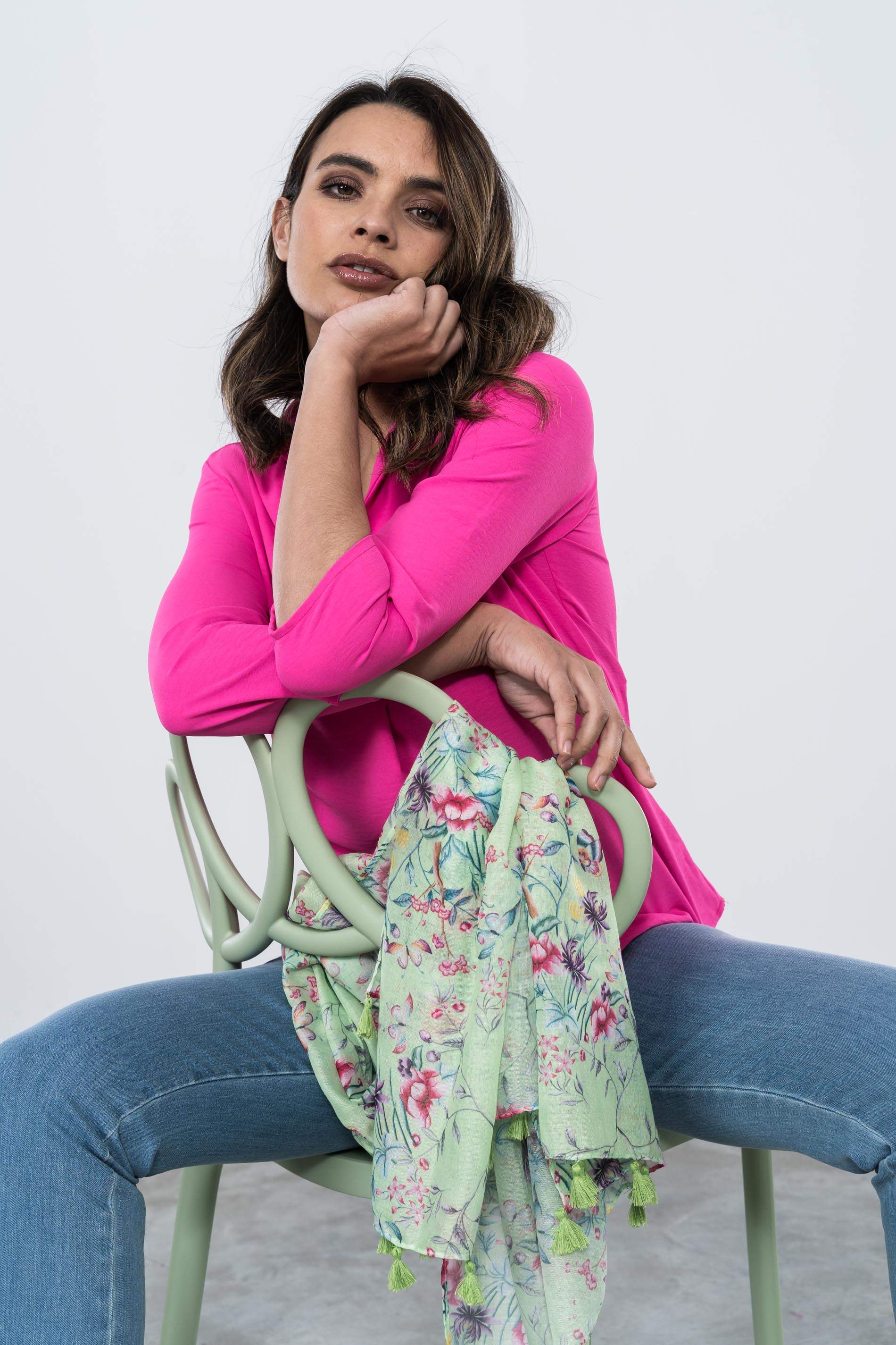 FOULARD ESTAMPADO FLORAL