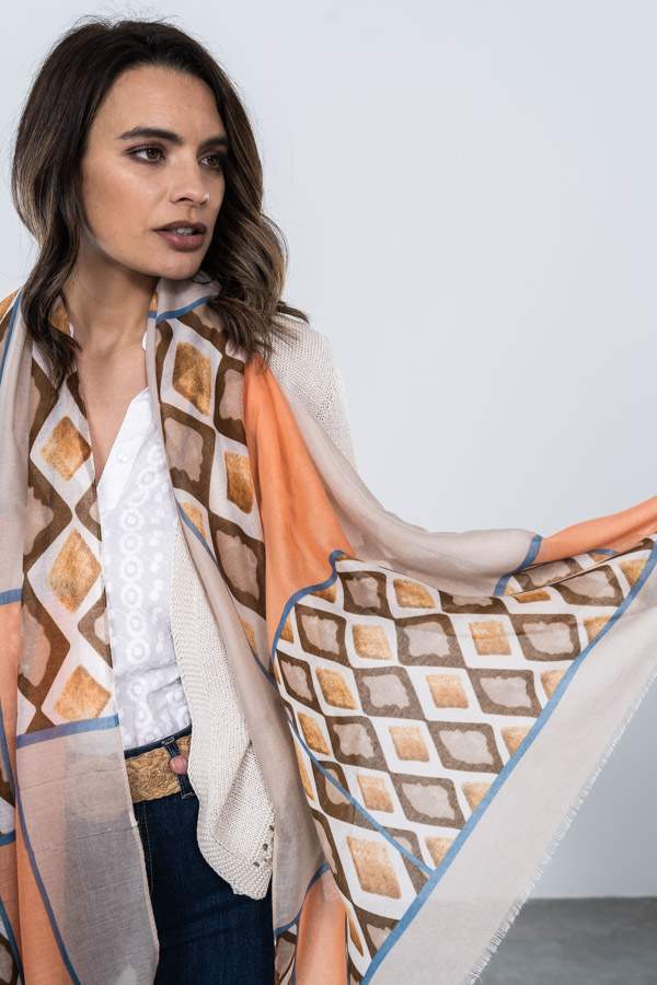 FOULARD GEOMETRICO