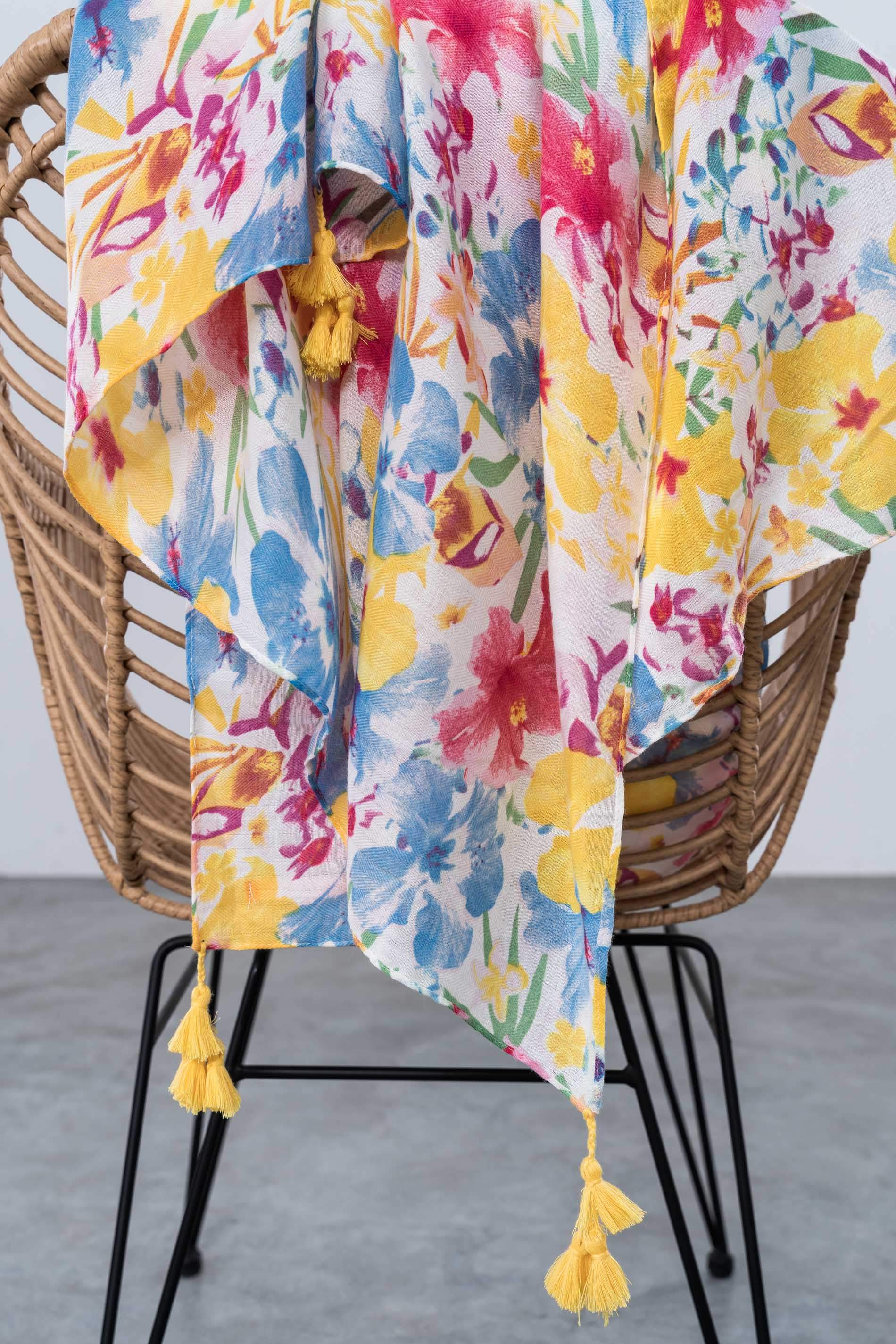 FOULARD ESTAMPADO FLOR GRANDE