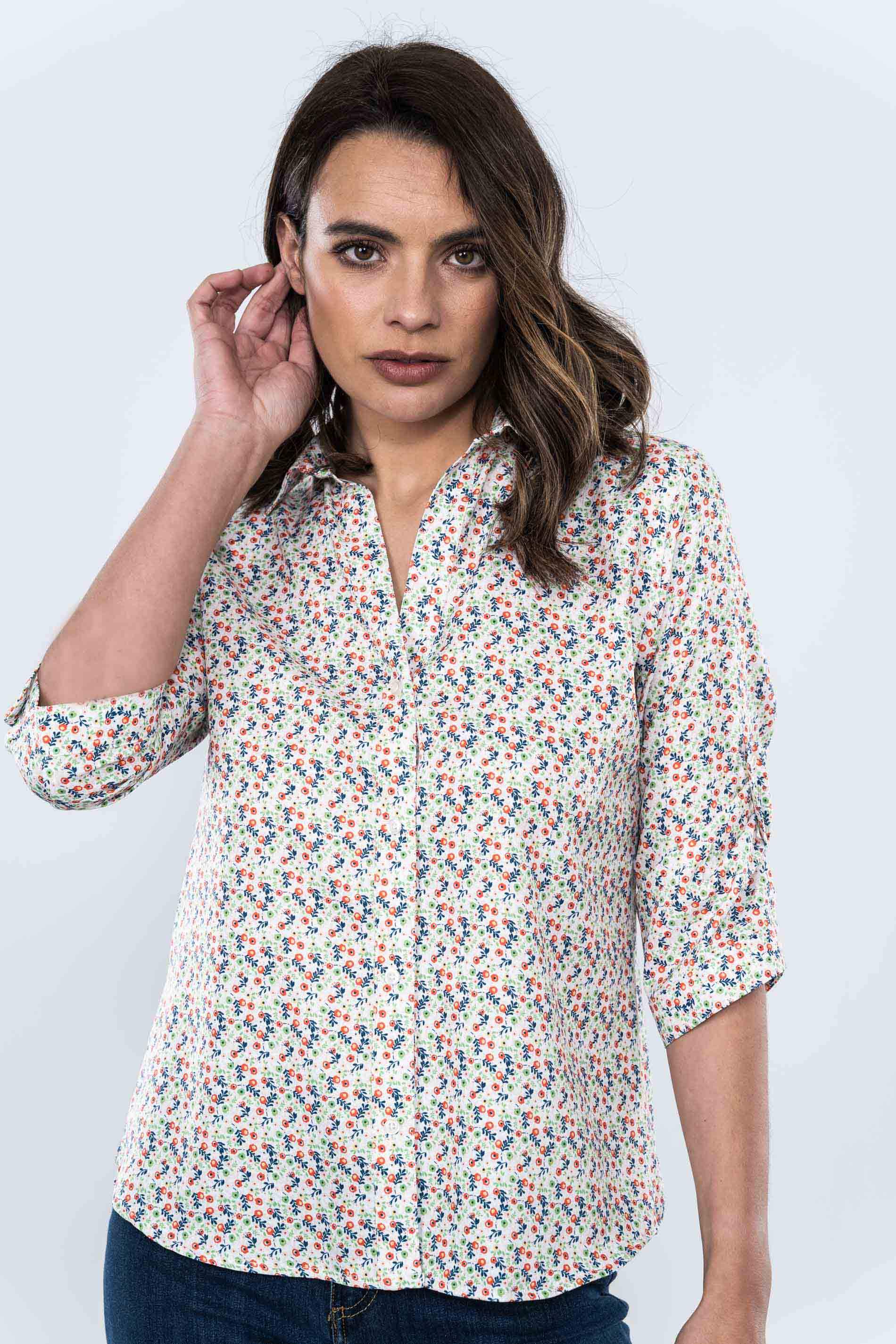 CAMISA FLOR PEQUEÑA MF