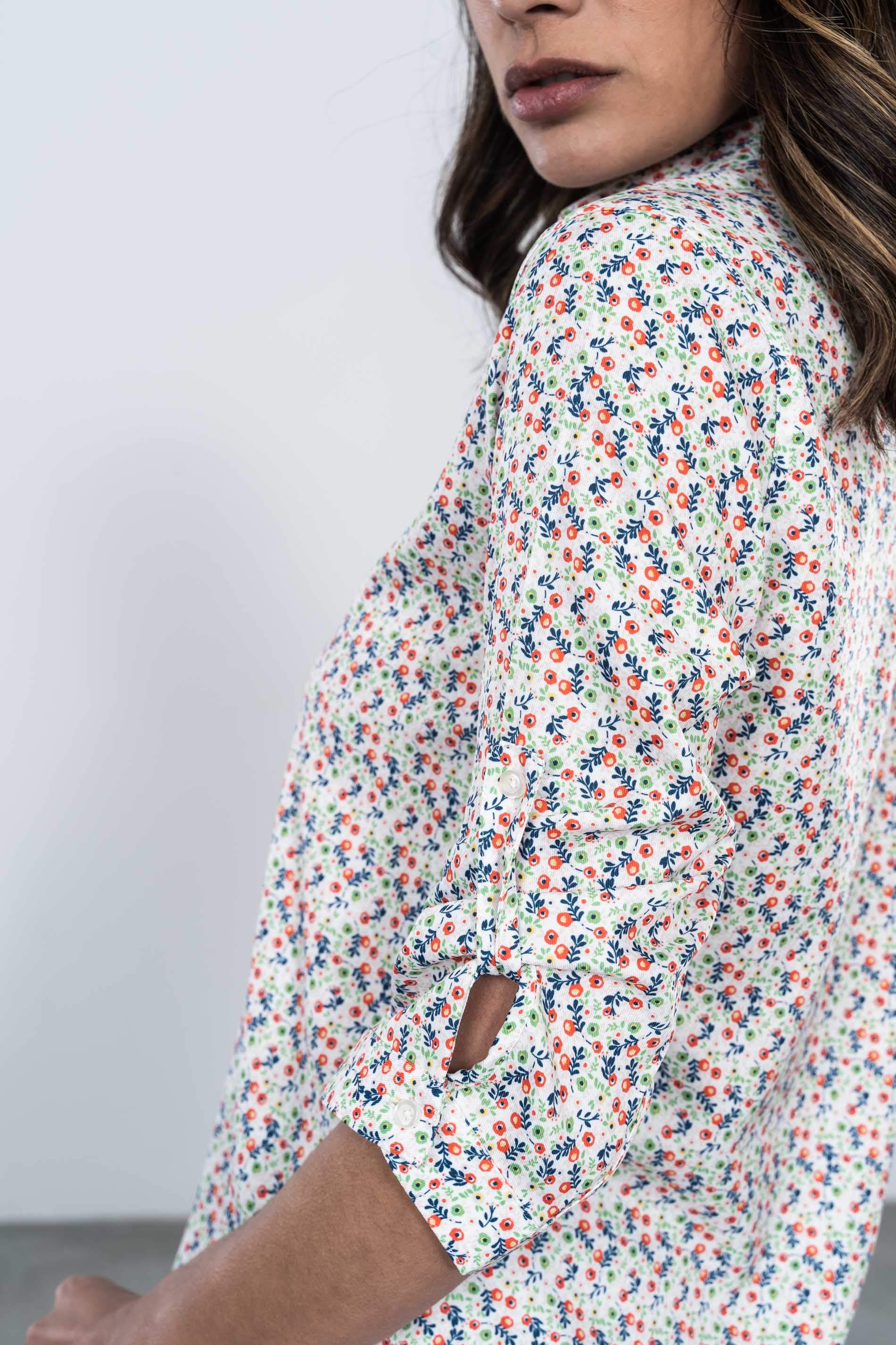 CAMISA FLOR PEQUEÑA MF