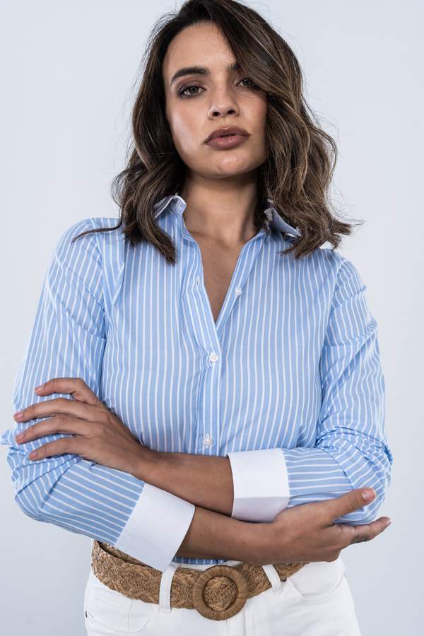 CAMISA RAYAS CONTRASTE