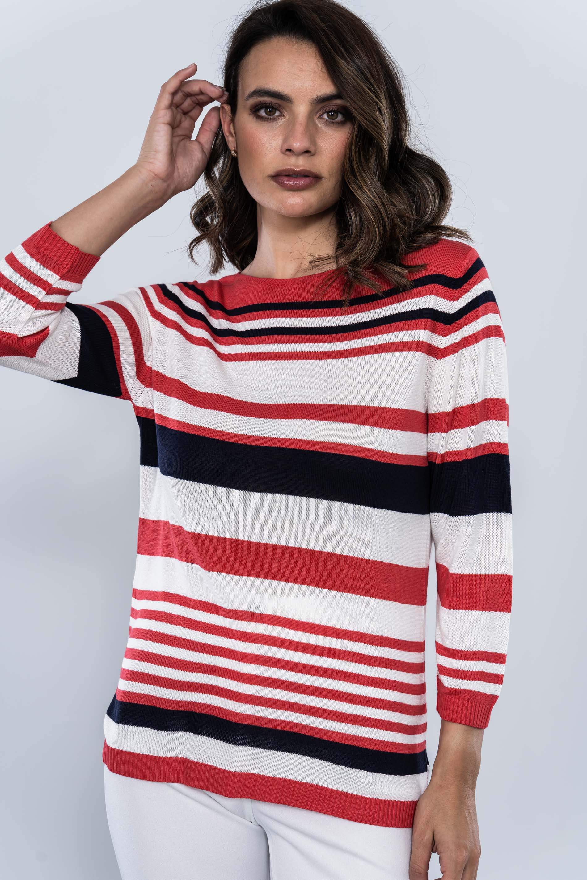 JERSEY RAYAS COMBINADAS ROJO