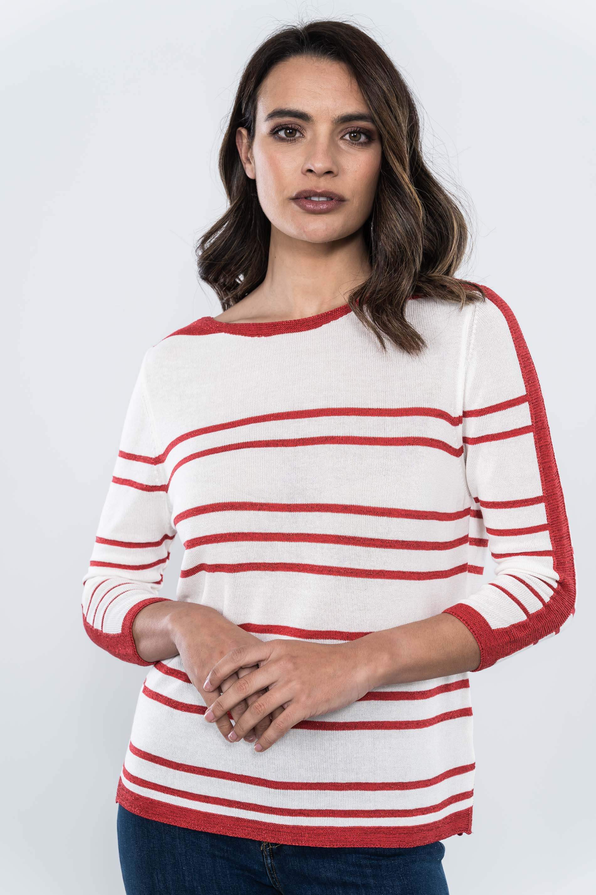 JERSEY RAYAS LUREX CORAL