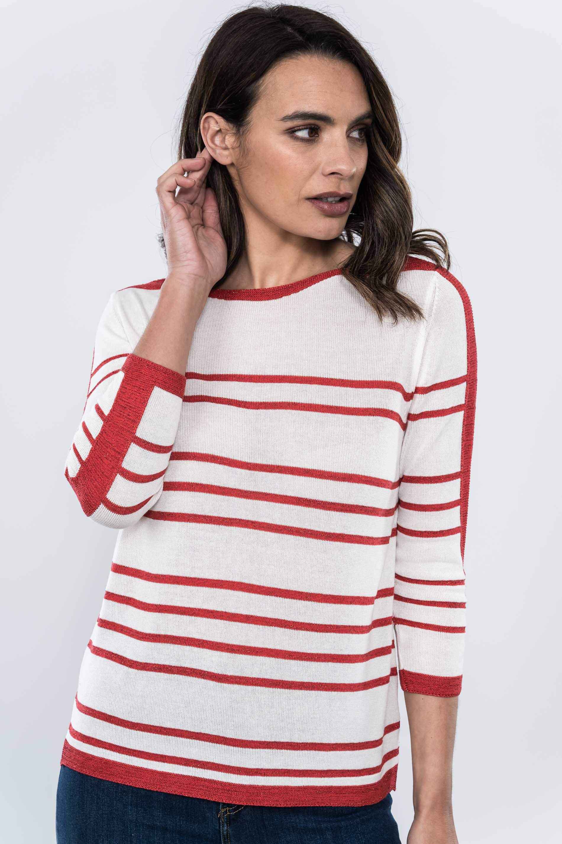 JERSEY RAYAS LUREX CORAL