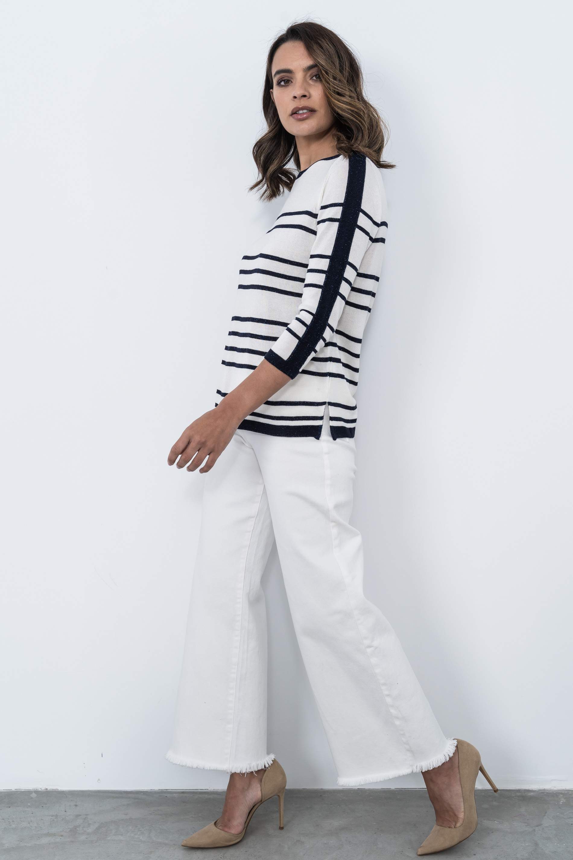 JERSEY RAYAS LUREX MARINO 