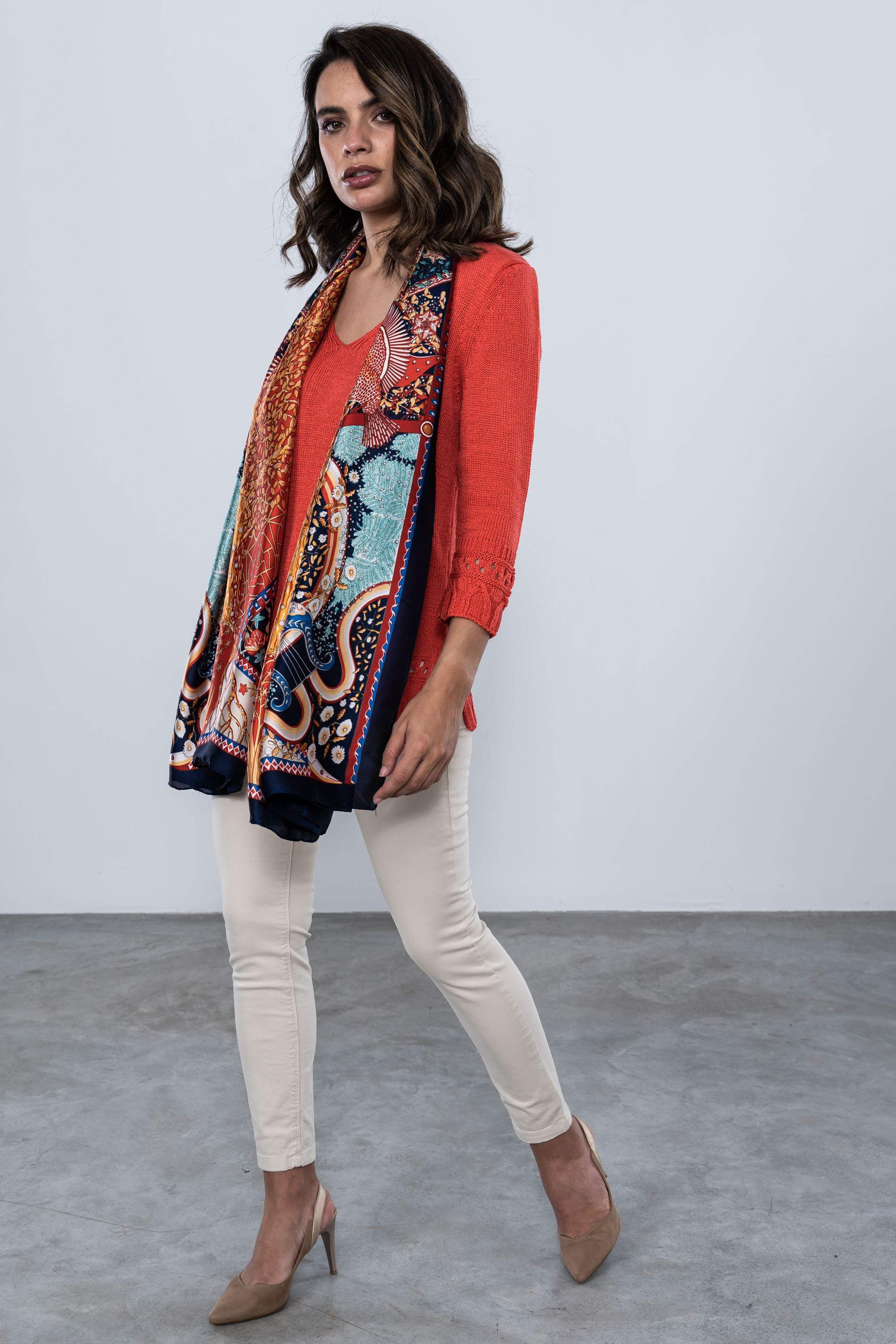 JERSEY DETALLE CENEFAS CORAL