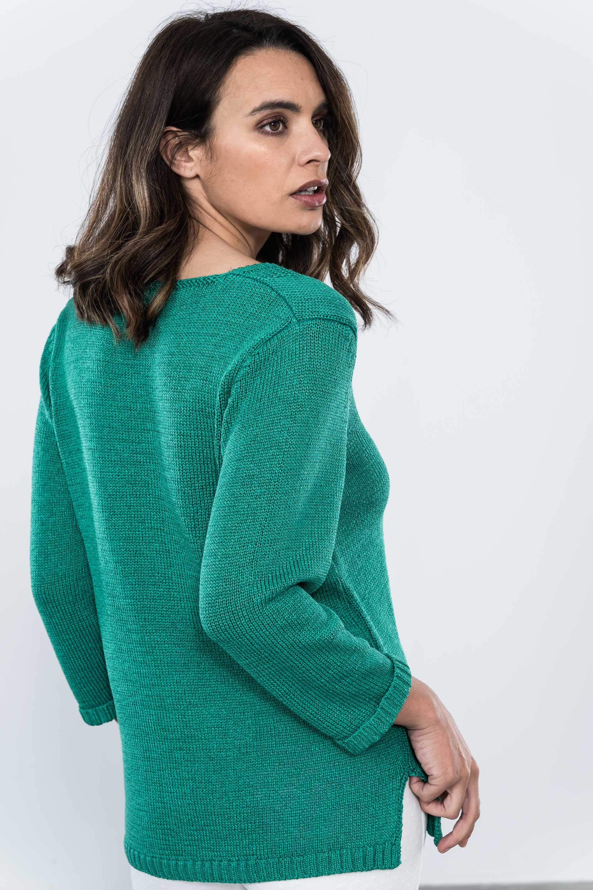 JERSEY TRENZAS VERDE