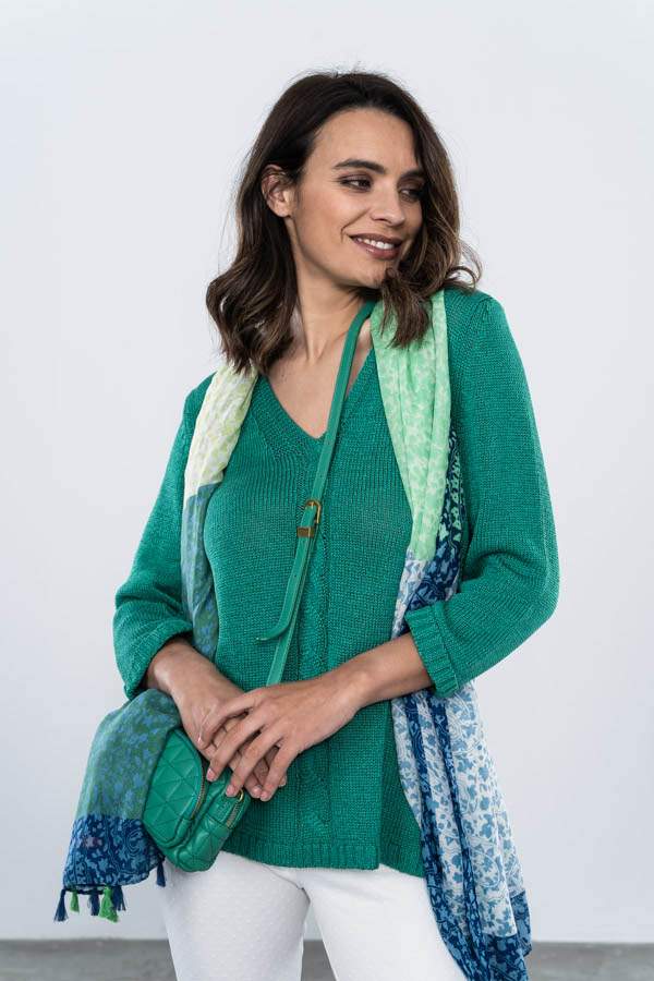 JERSEY TRENZAS VERDE