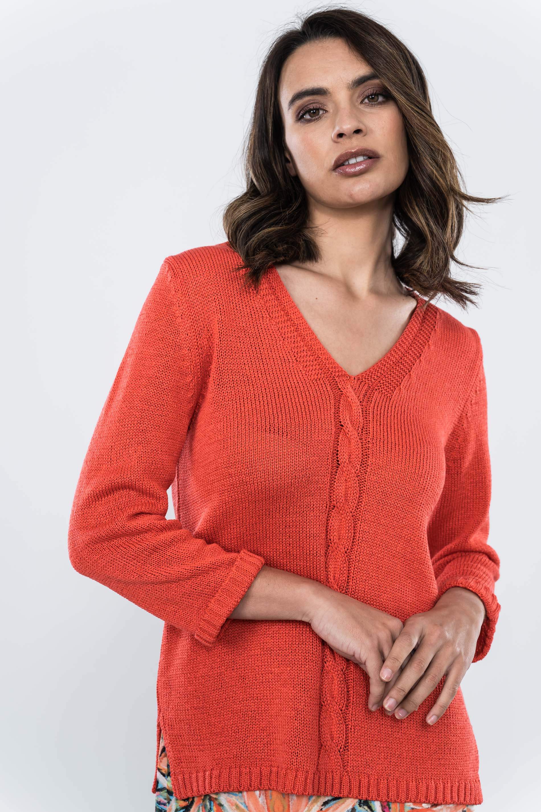 JERSEY TRENZA CORAL