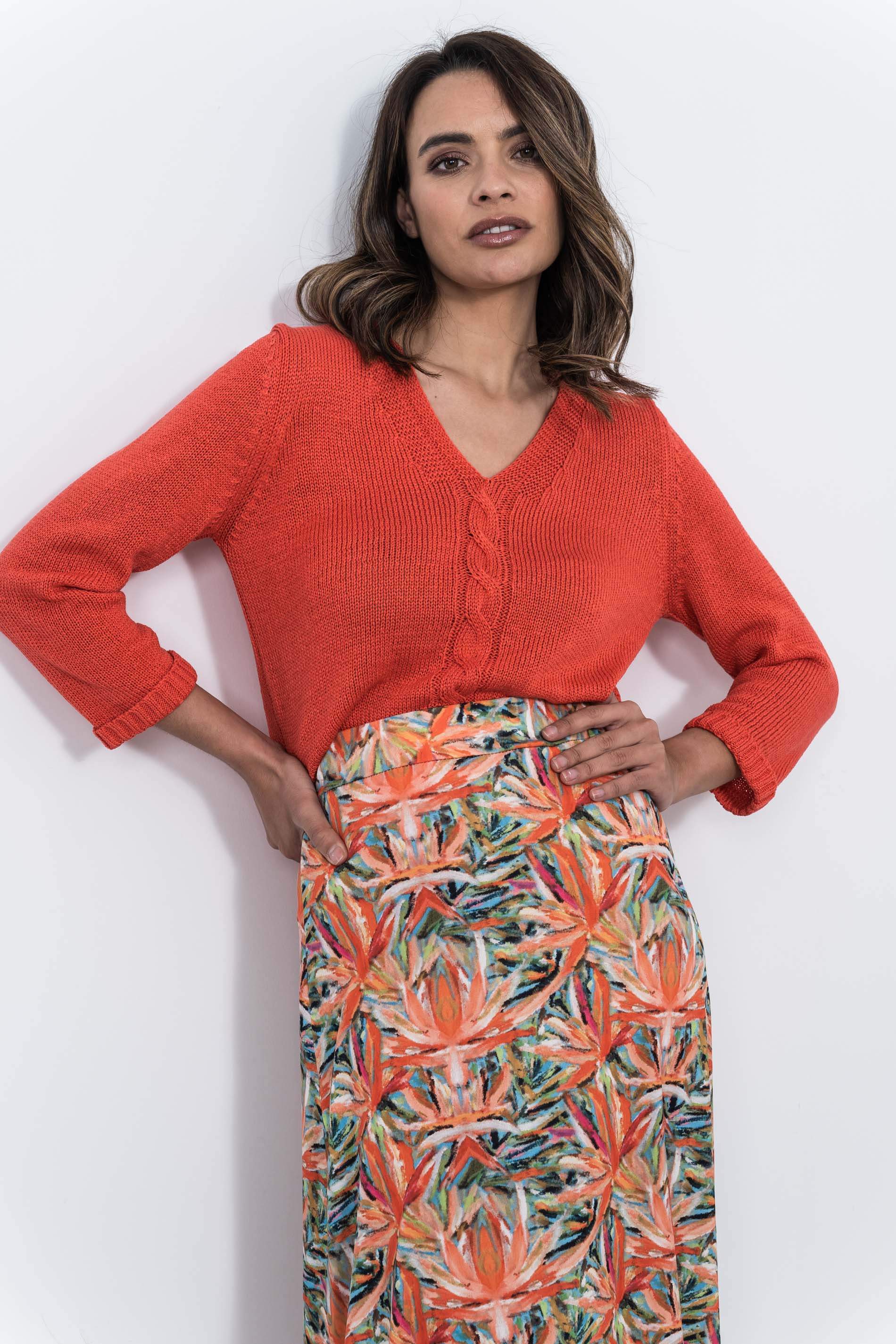 JERSEY TRENZA CORAL