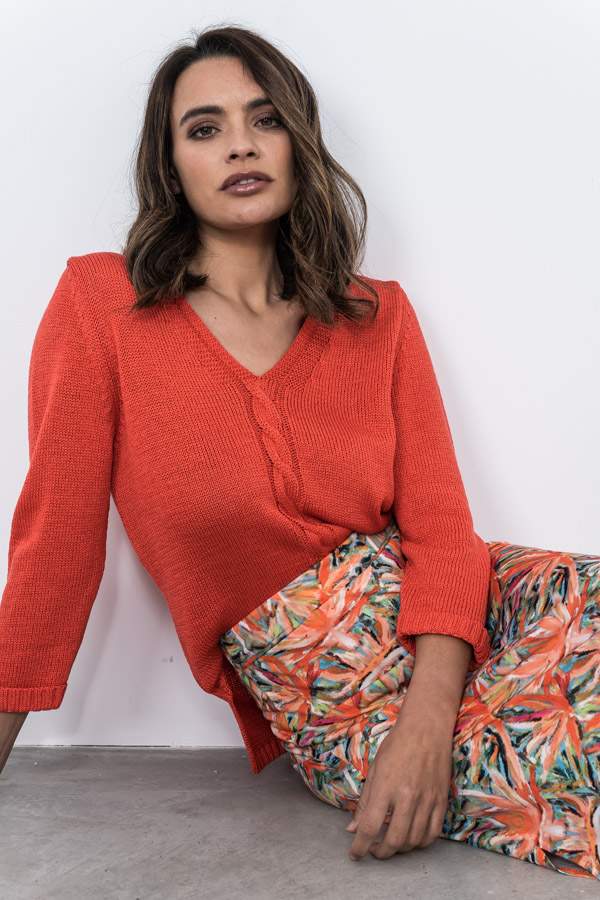 JERSEY TRENZA CORAL