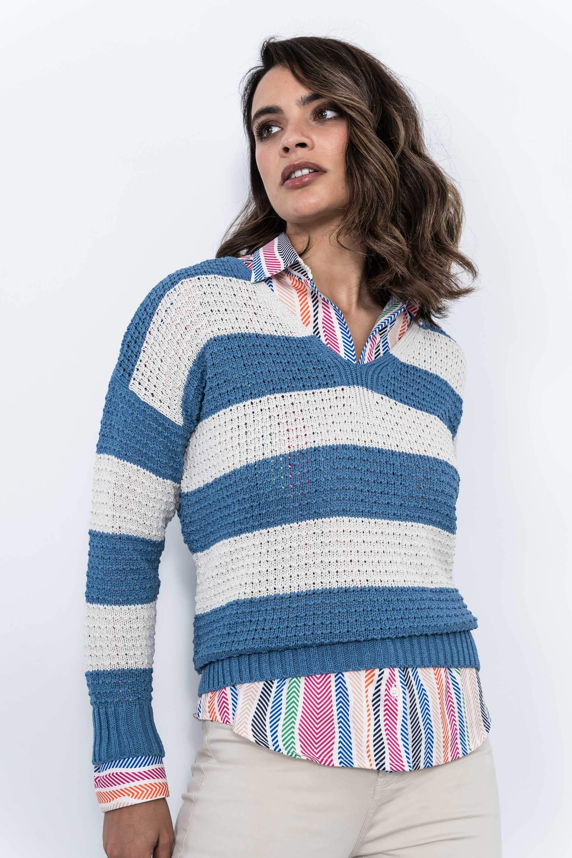 JERSEY RAYAS CALADOS INDIGO
