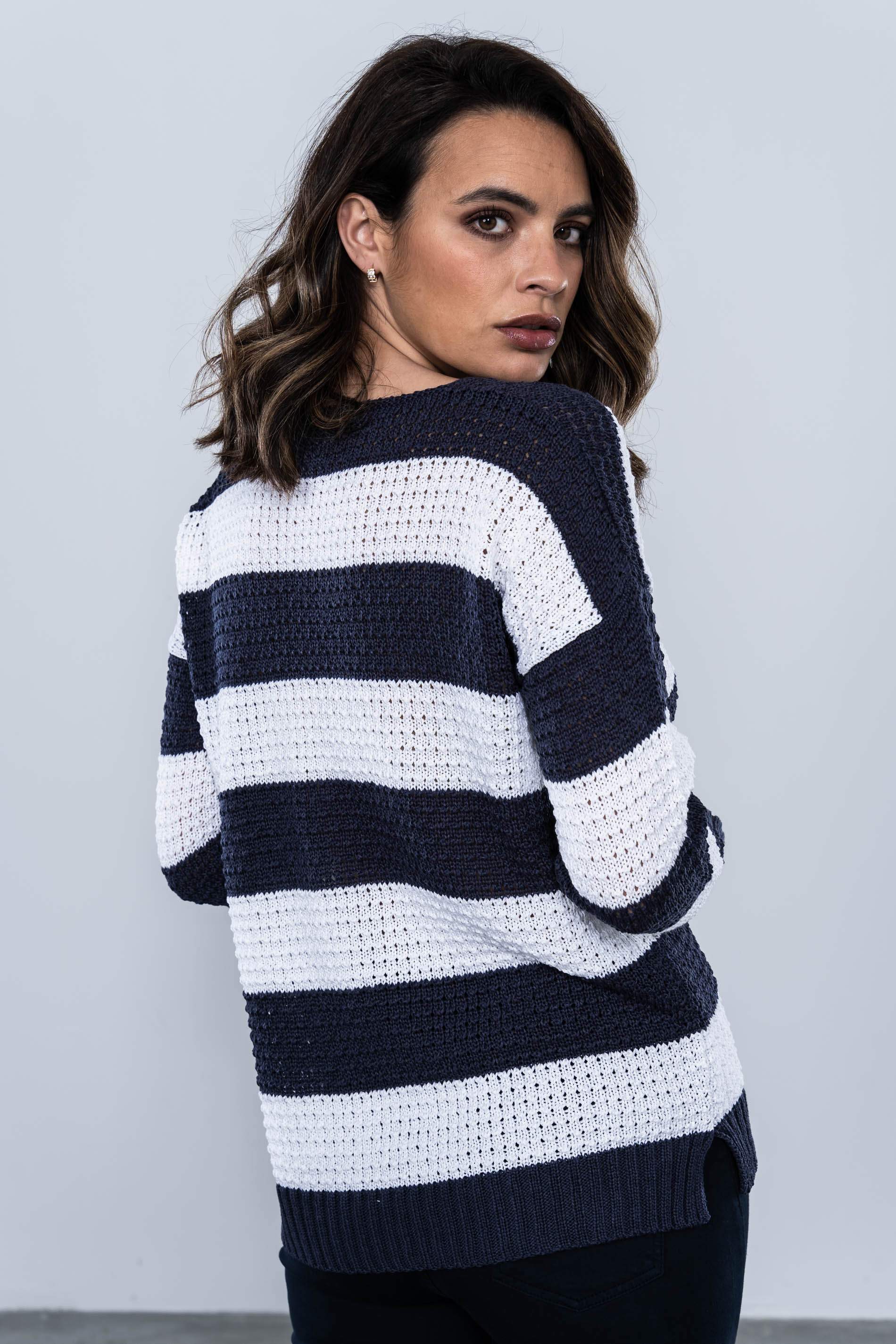 JERSEY RAYAS CALADOS MARINO