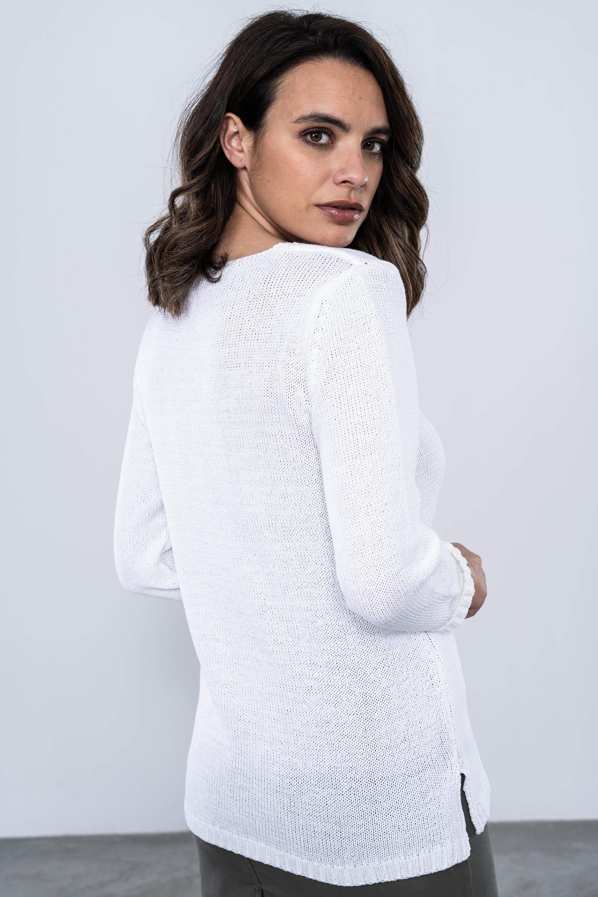 JERSEY TRENZAS BLANCO