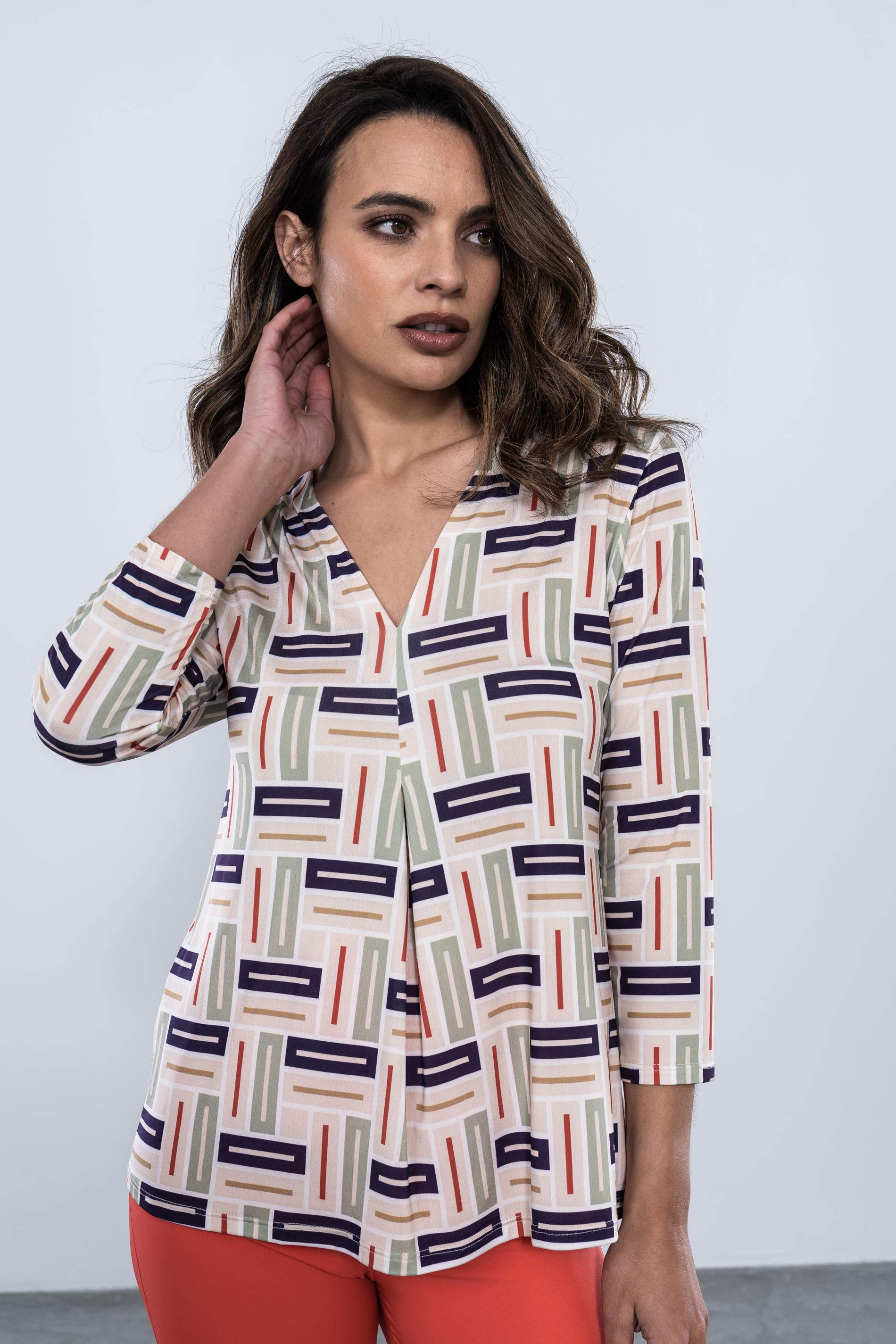 CAMISETA GEOMETRICA FUELLE M FRANCESA