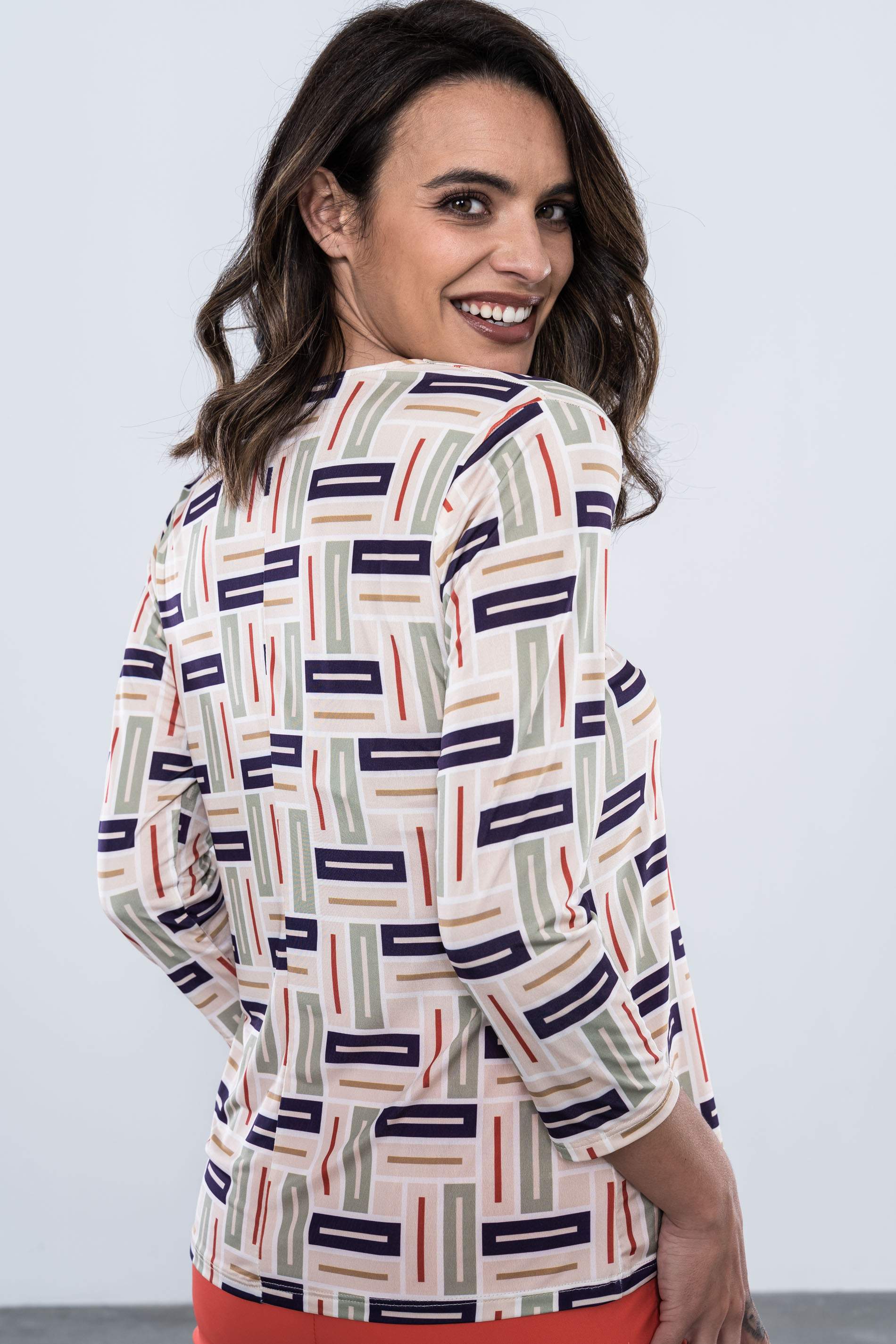 CAMISETA GEOMETRICA FUELLE M FRANCESA