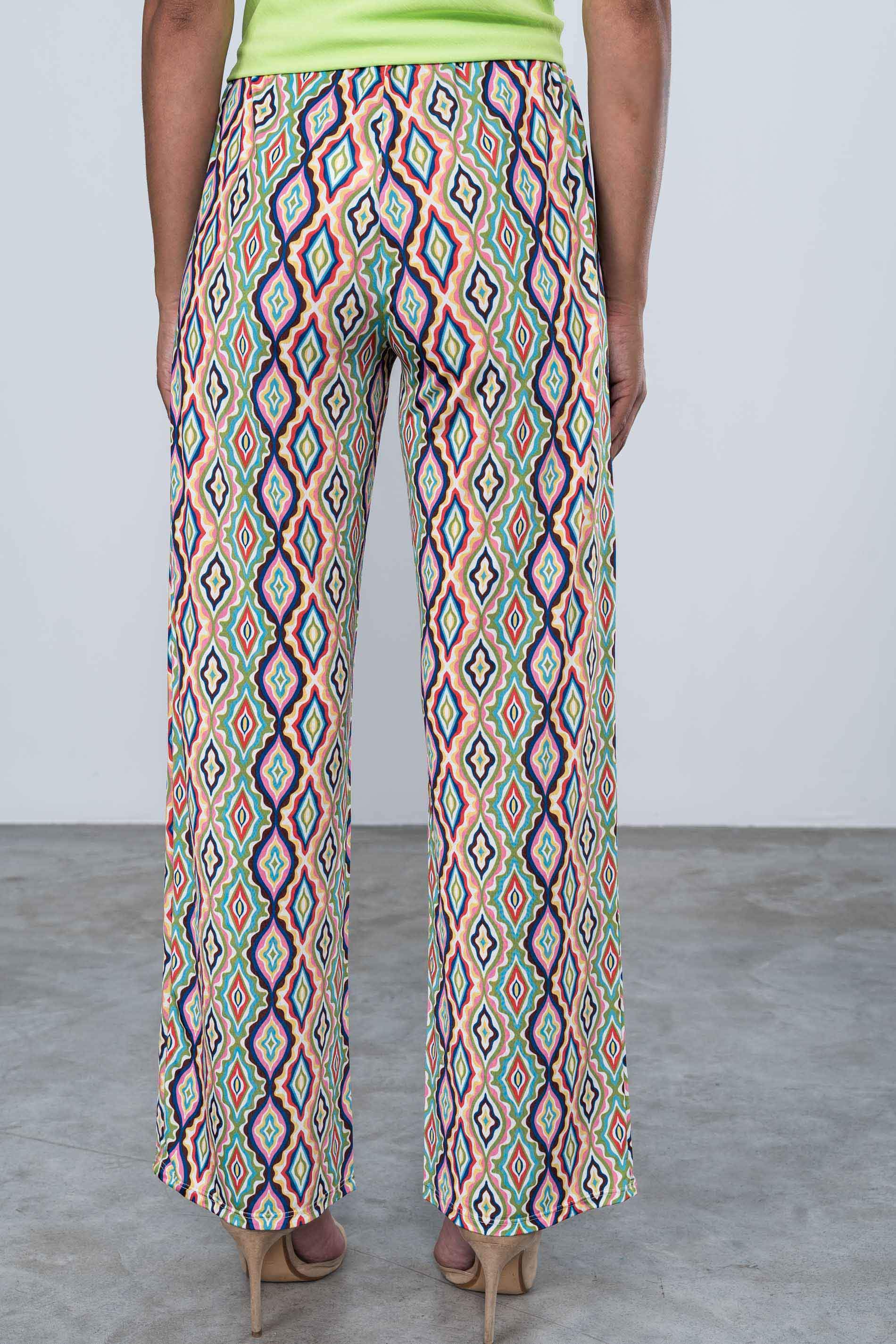 PANTALON DIBUJO ROMBO COLOR