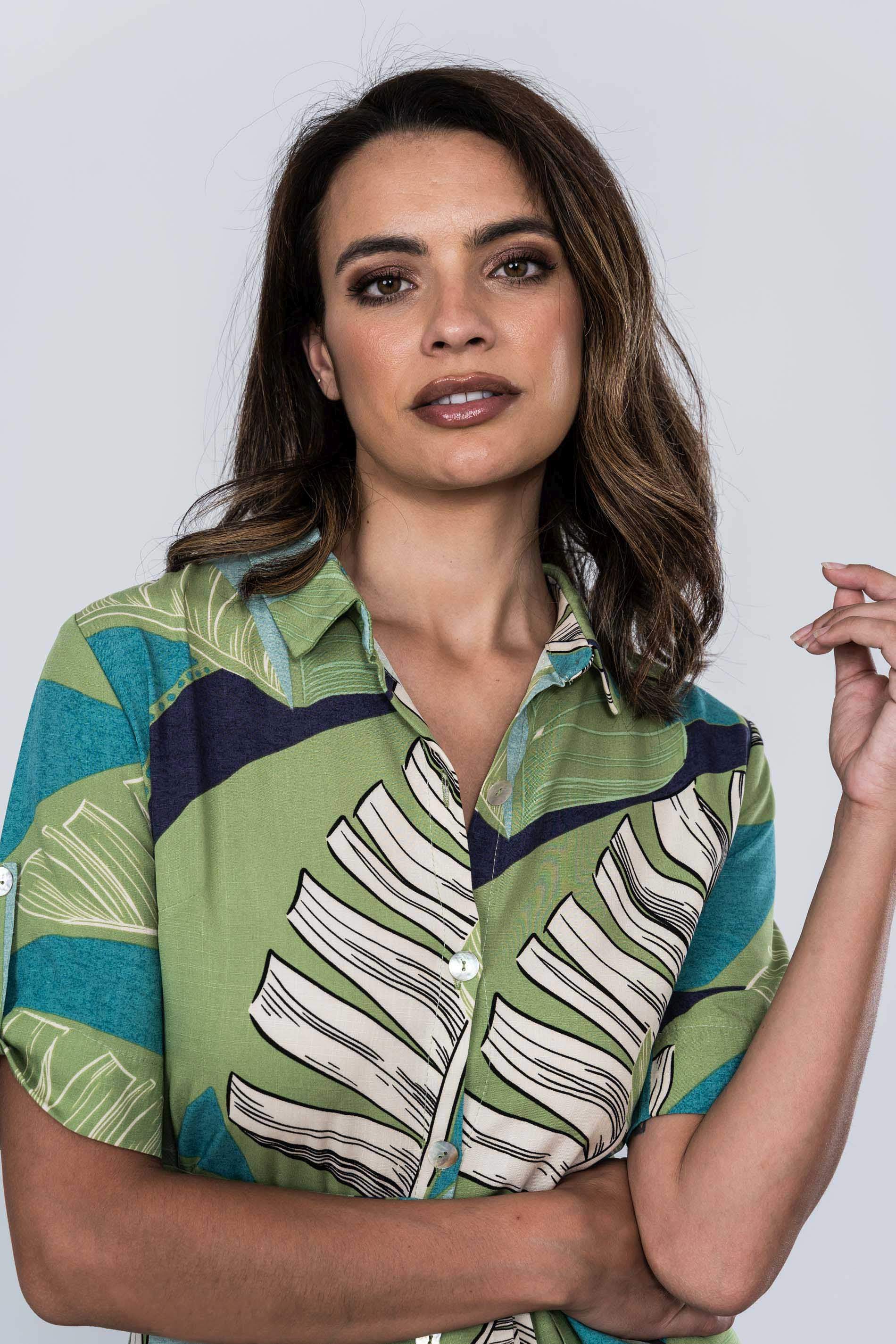 VESTIDO ESTAMPADO TROPICAL