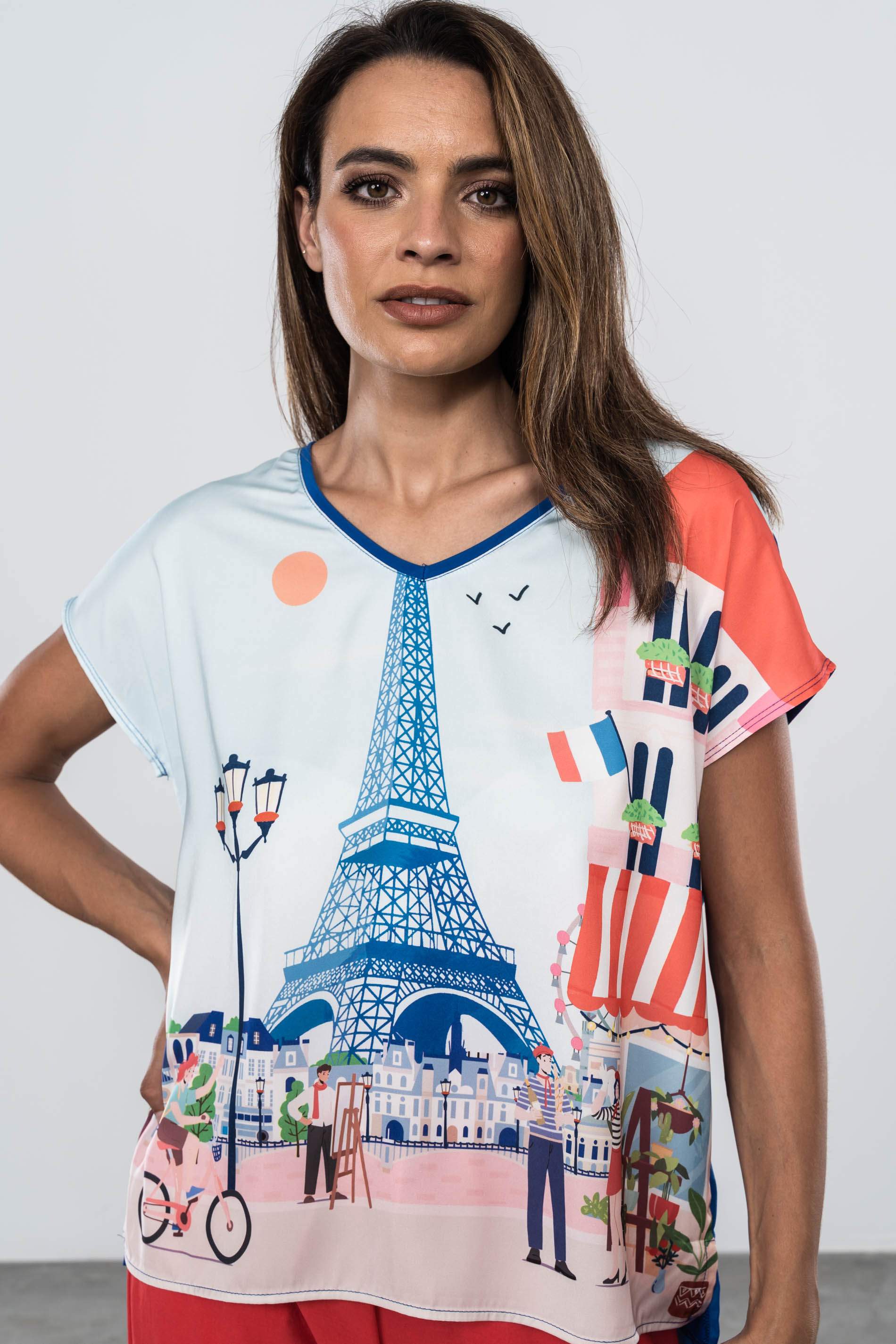 CAMISETA COMBINADA PARIS