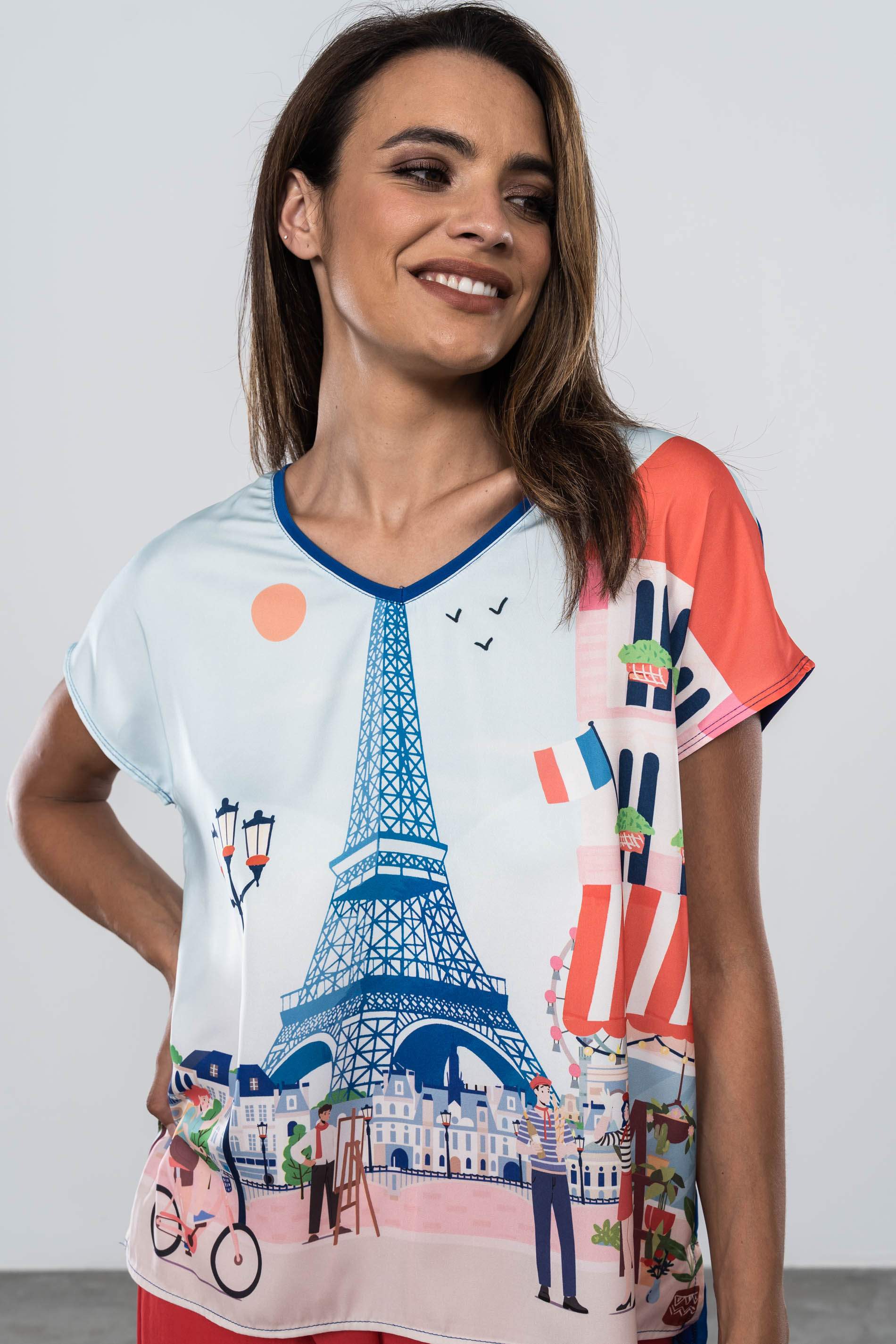 CAMISETA COMBINADA PARIS