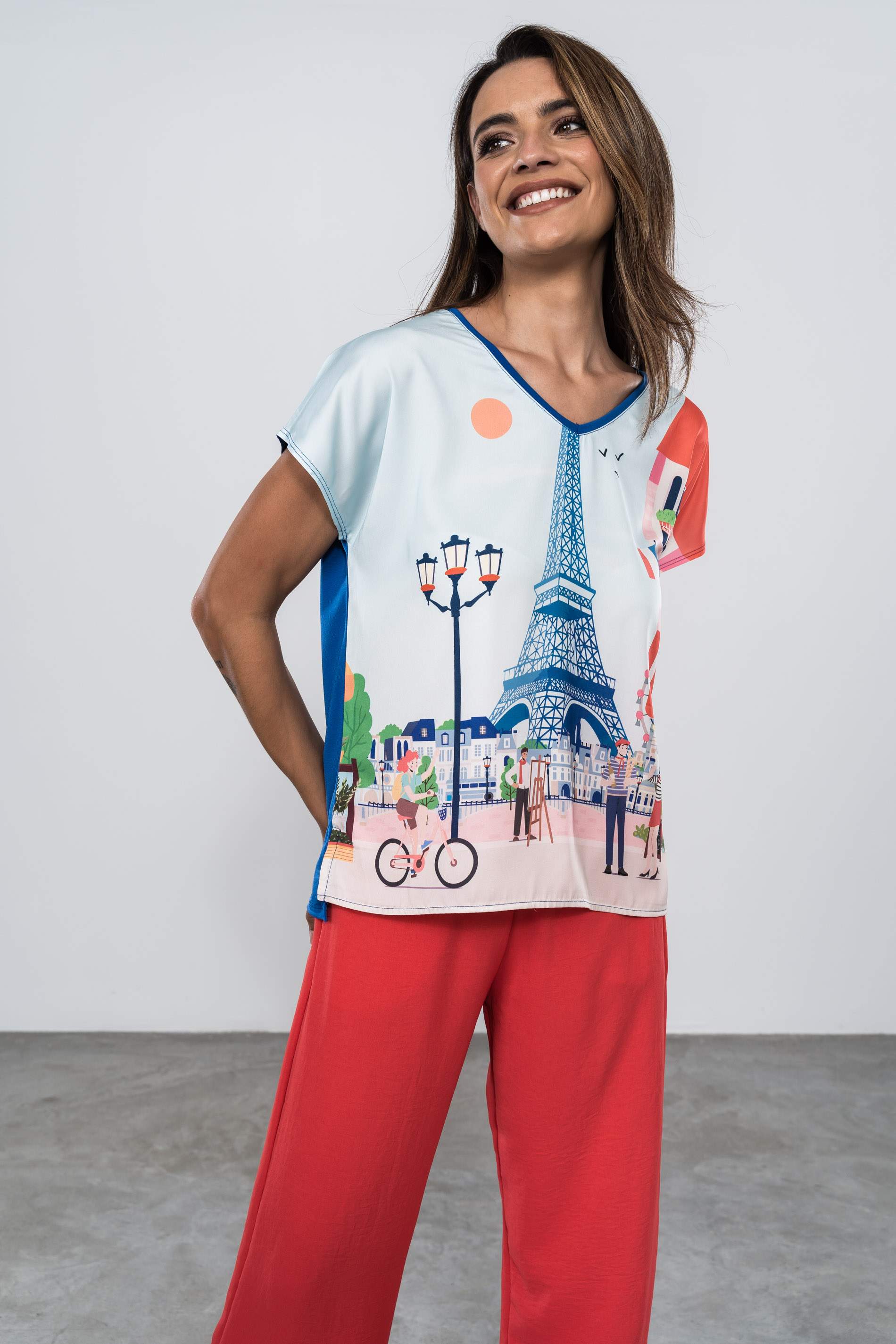 CAMISETA COMBINADA PARIS
