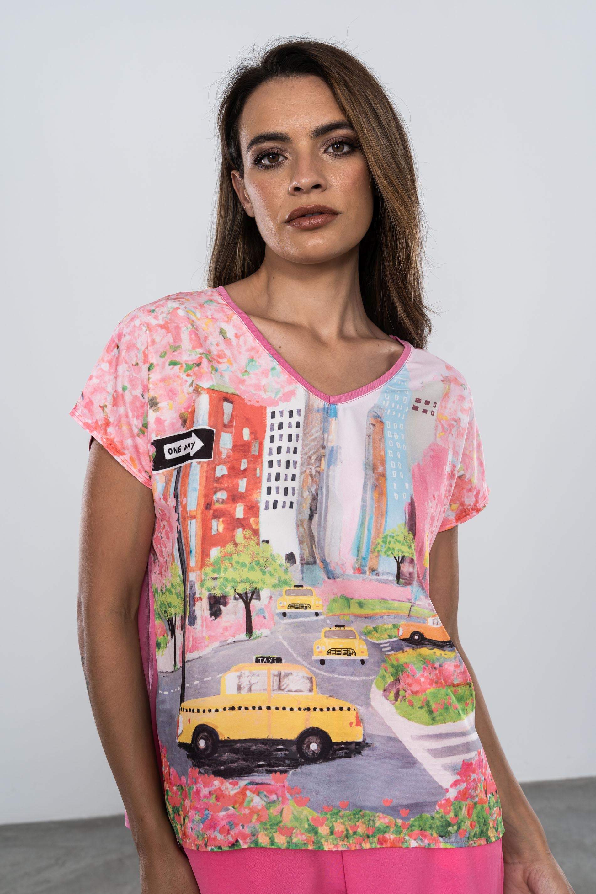 CAMISETA COMBINADA CIUDAD