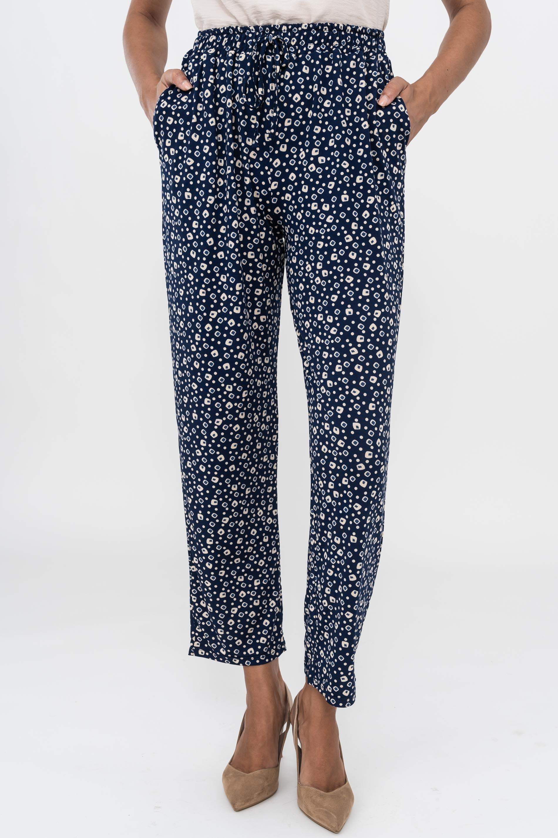 PANTALON PUNTO CORDON BICOLOR