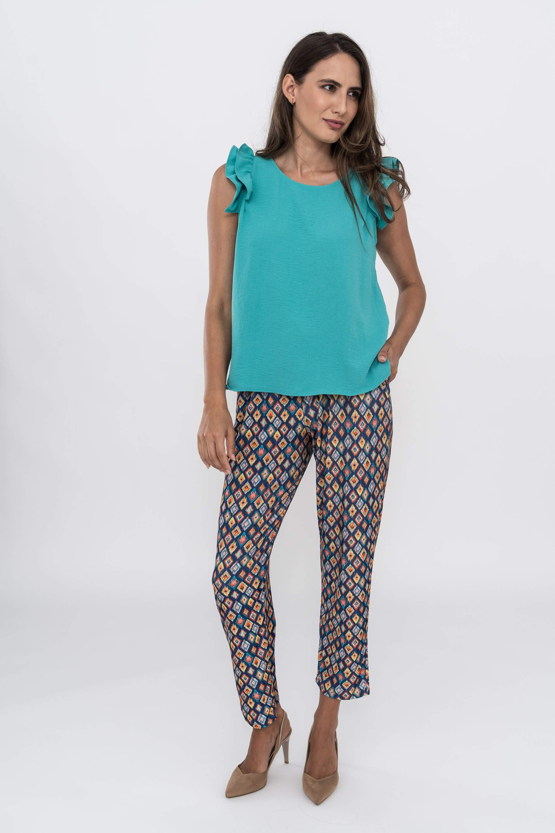 PANTALON PUNTO COR.  GEOMETRICO