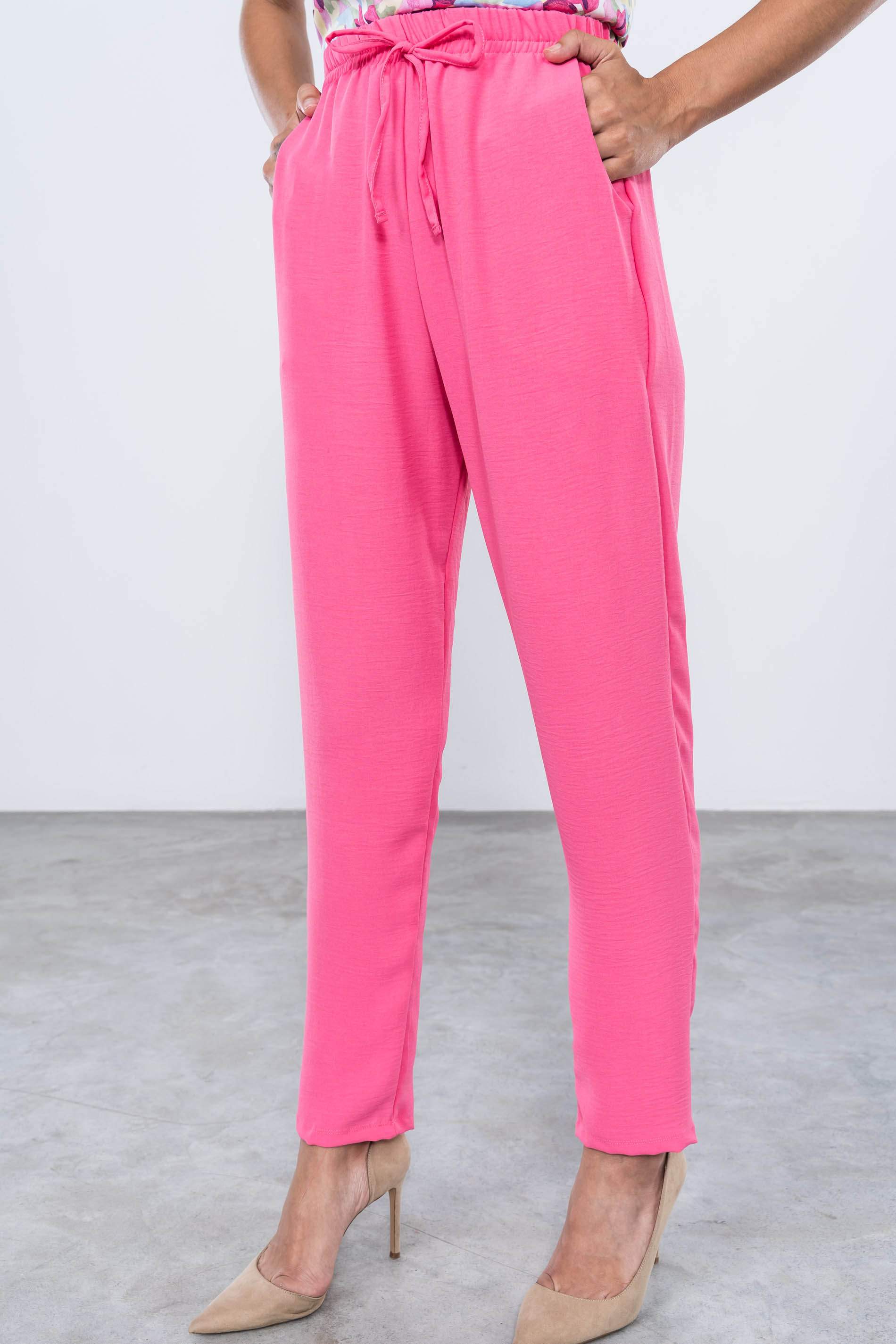 PANTALON HOLGADO BASICO ROSA