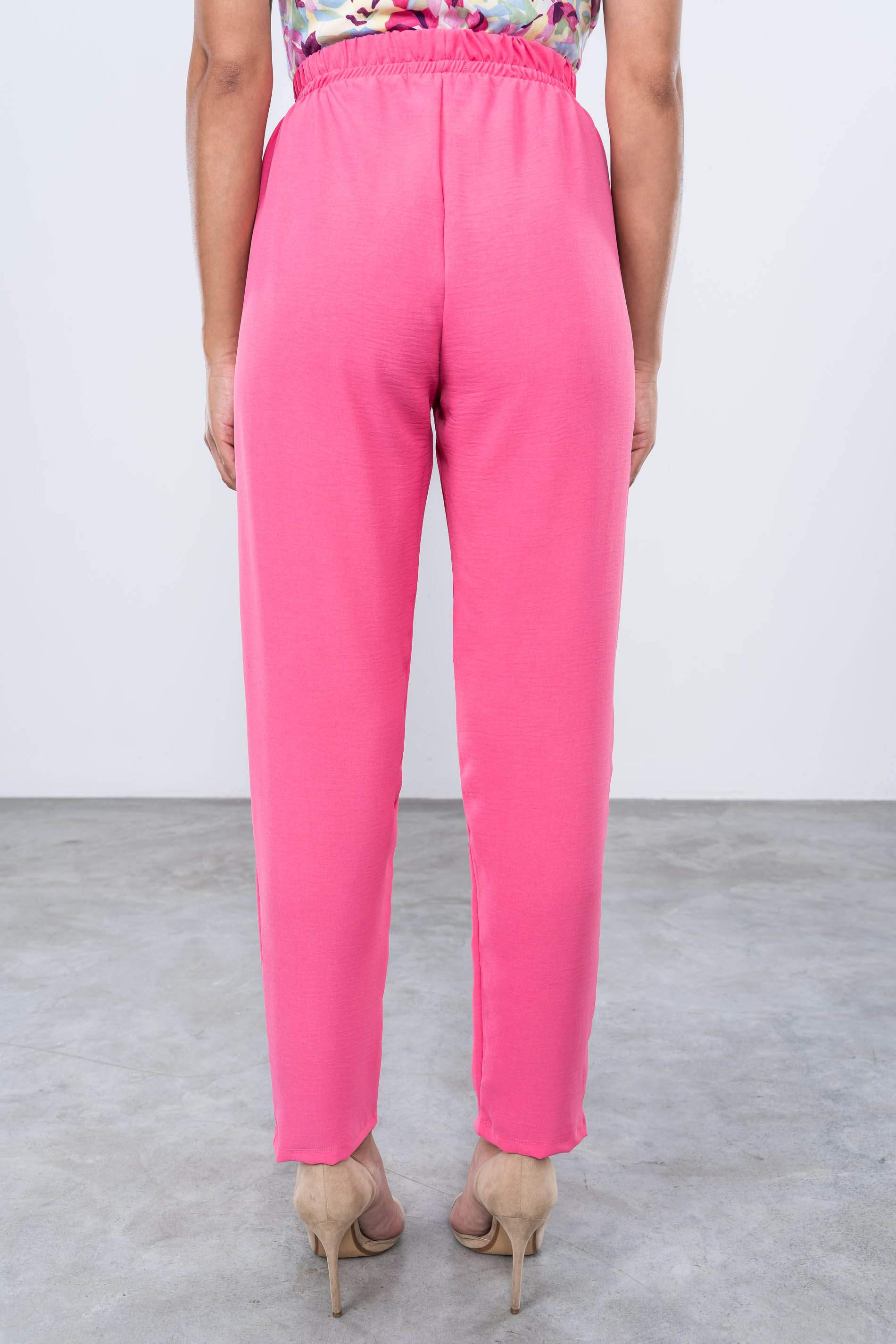 PANTALON HOLGADO BASICO ROSA