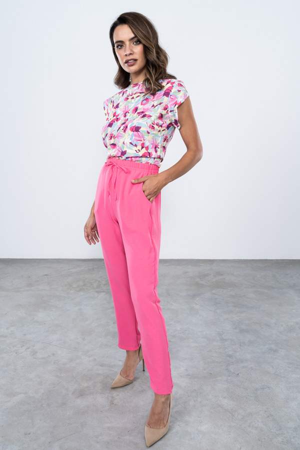 PANTALON HOLGADO BASICO ROSA