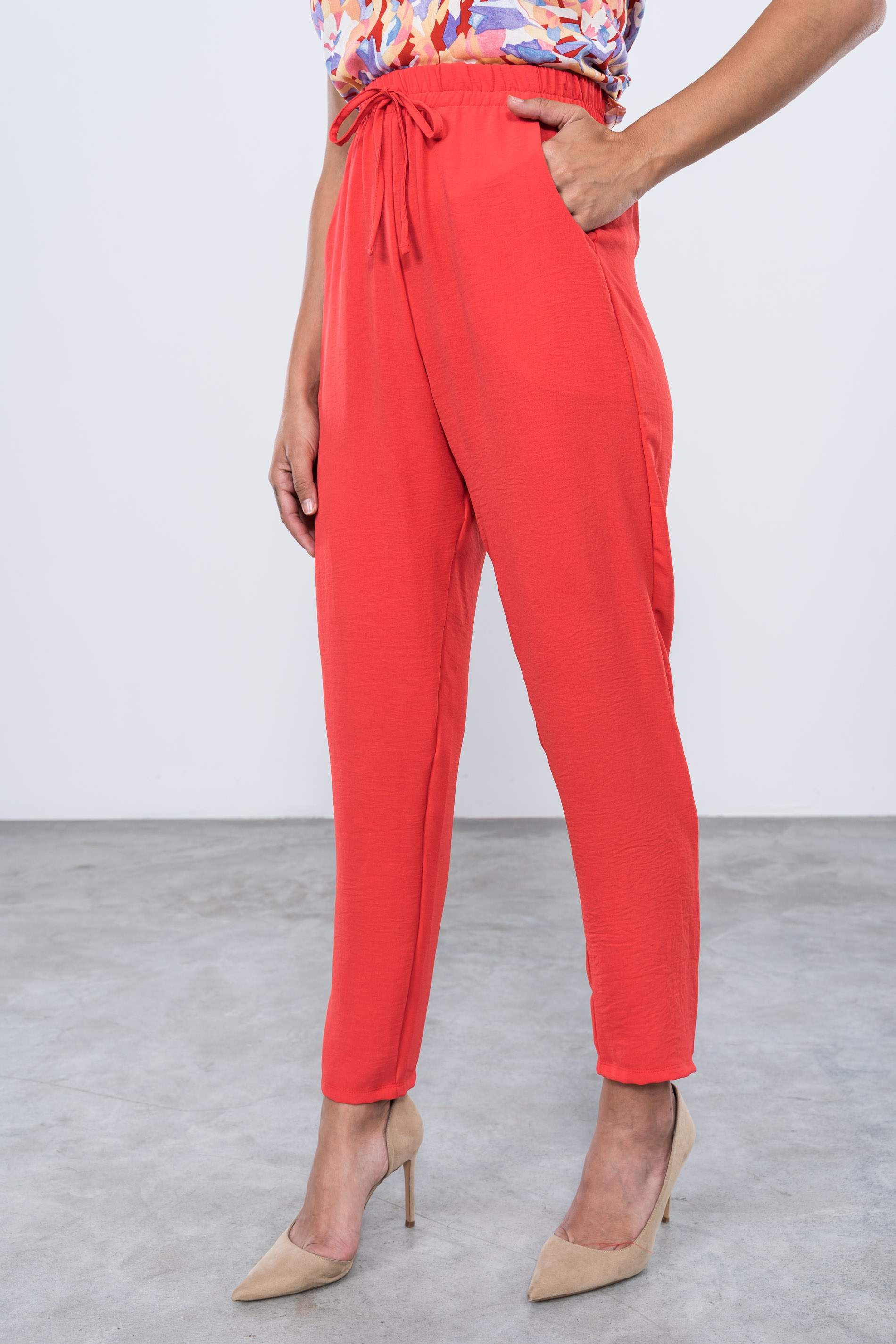 PANTALON HOLGADO BASICO CORAL