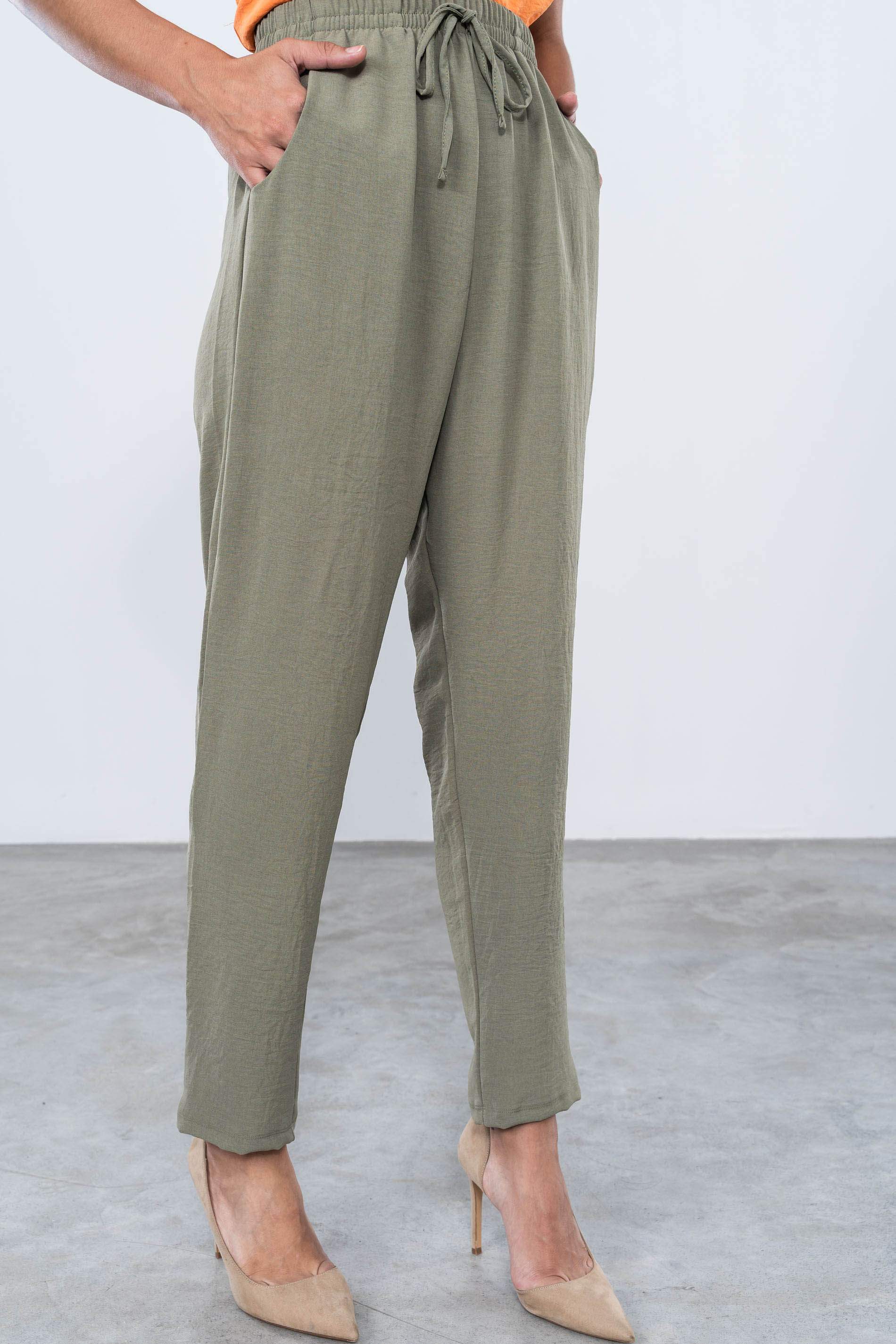 PANTALON HOLGADO BASICO KAKI