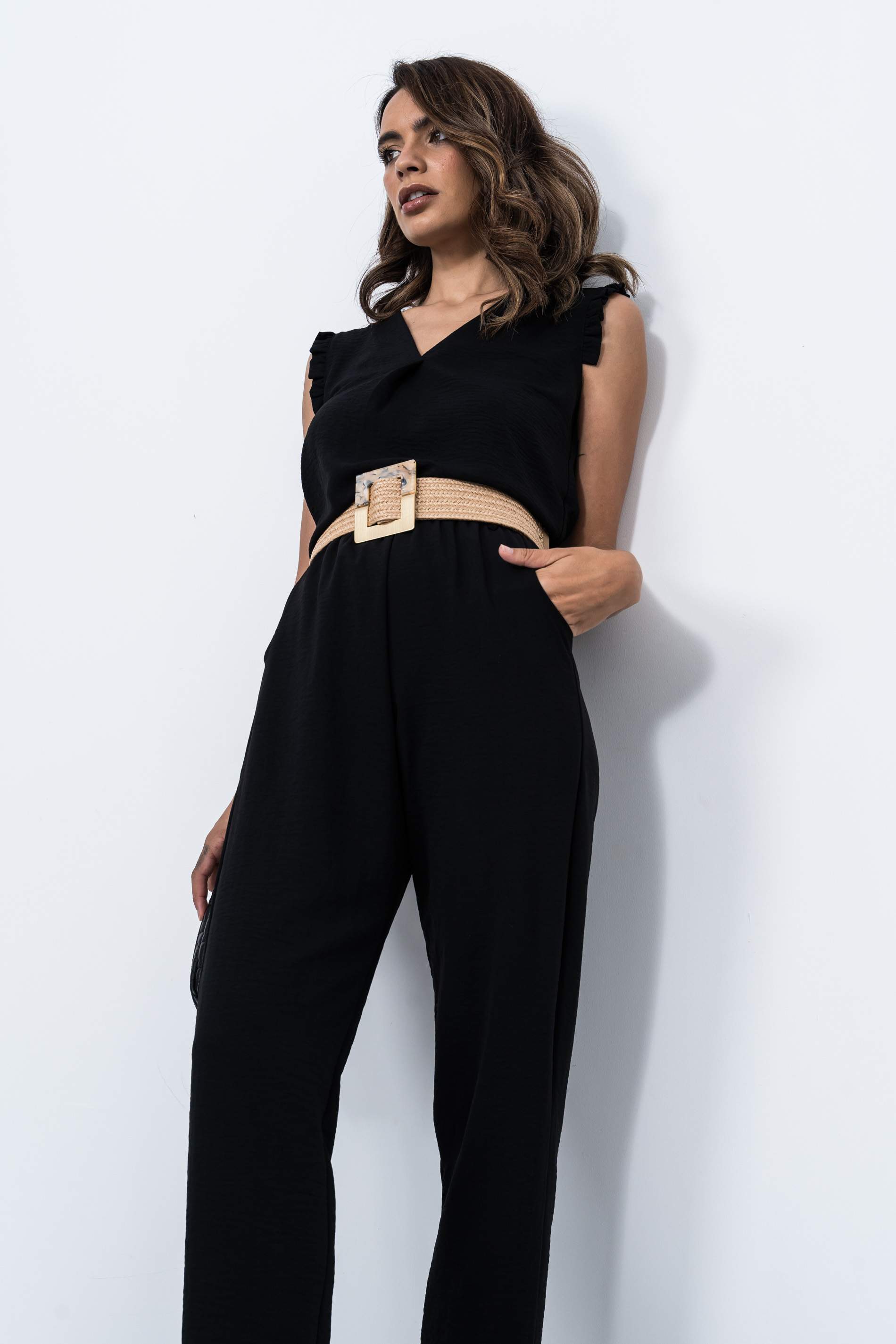PANTALON HOLGADO BASICO NEGRO