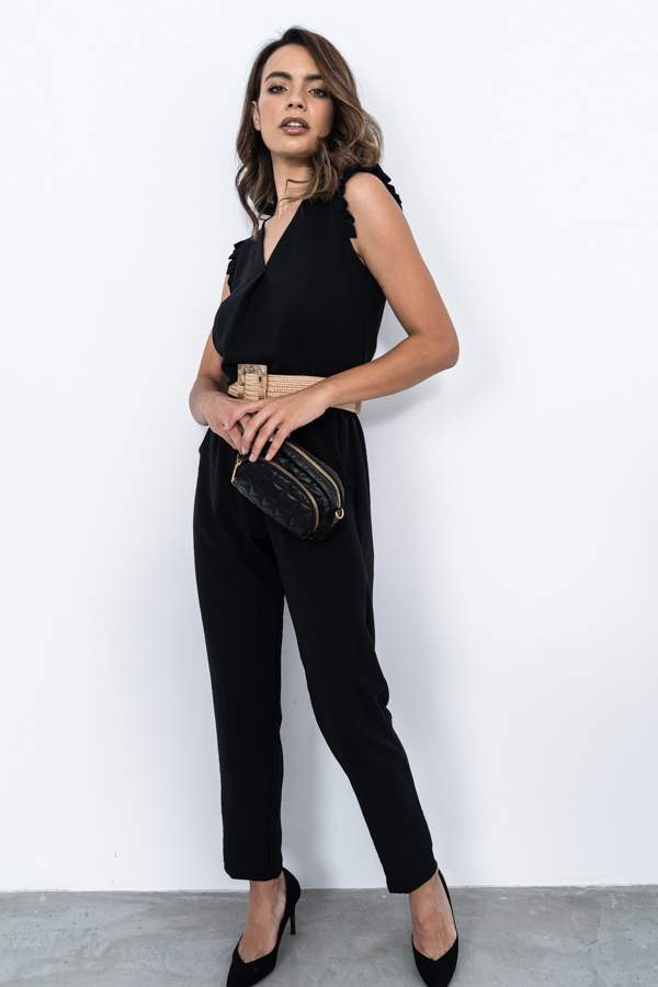 PANTALON HOLGADO BASICO NEGRO