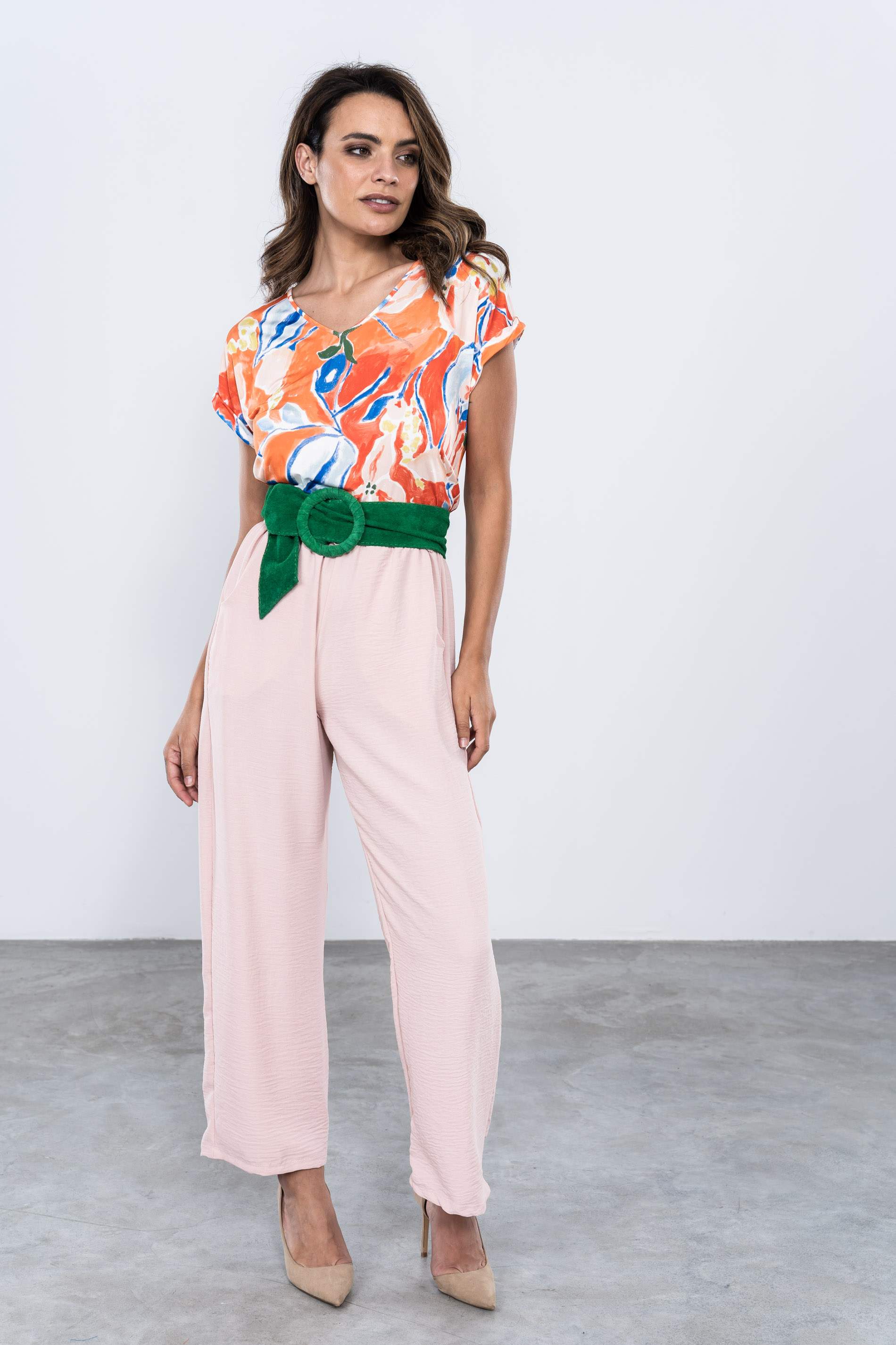 PANTALON HOLGADO RECTO MAQUILLAJE