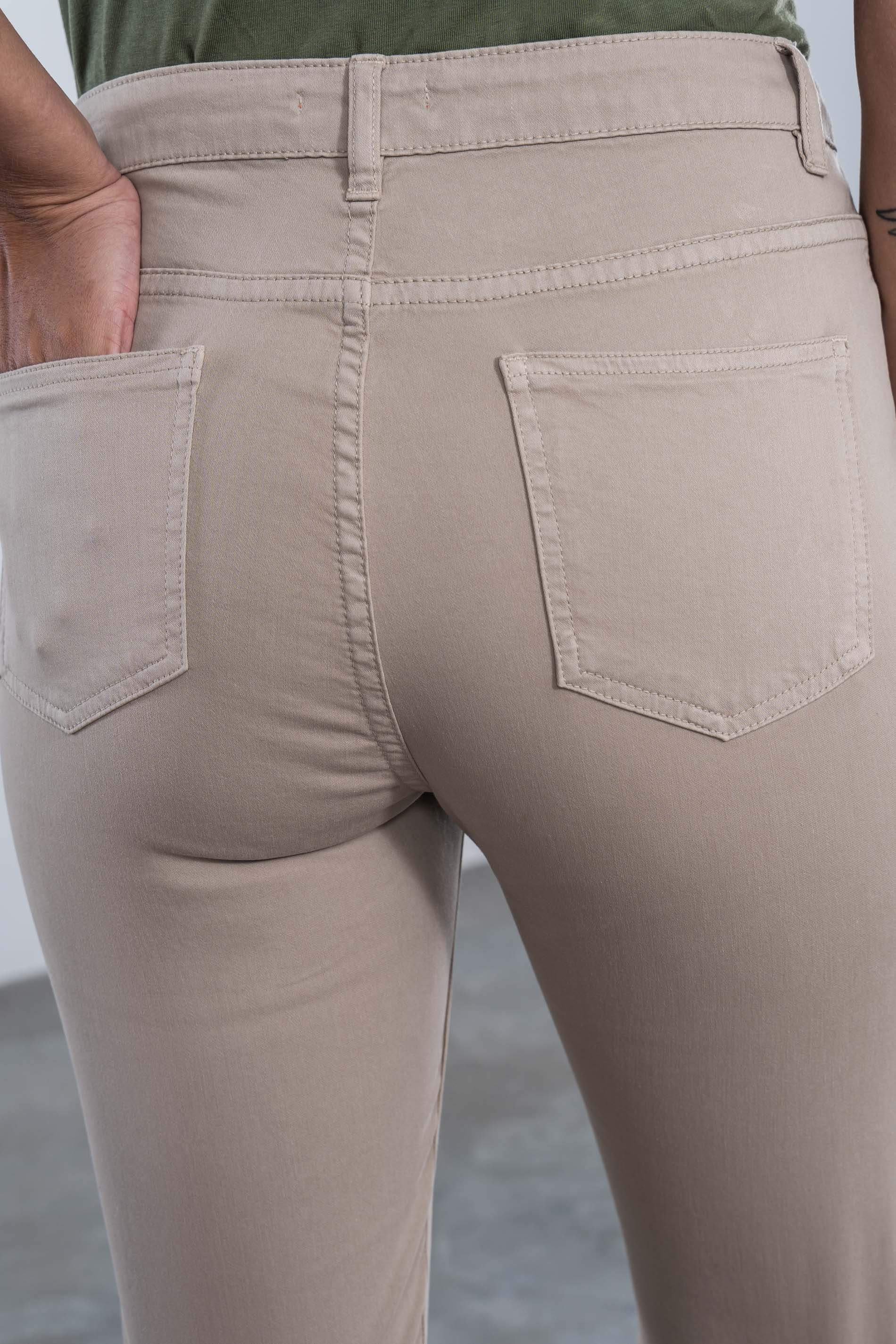 PANTALON 5 BOLSILLOS RECTO PIEDRA