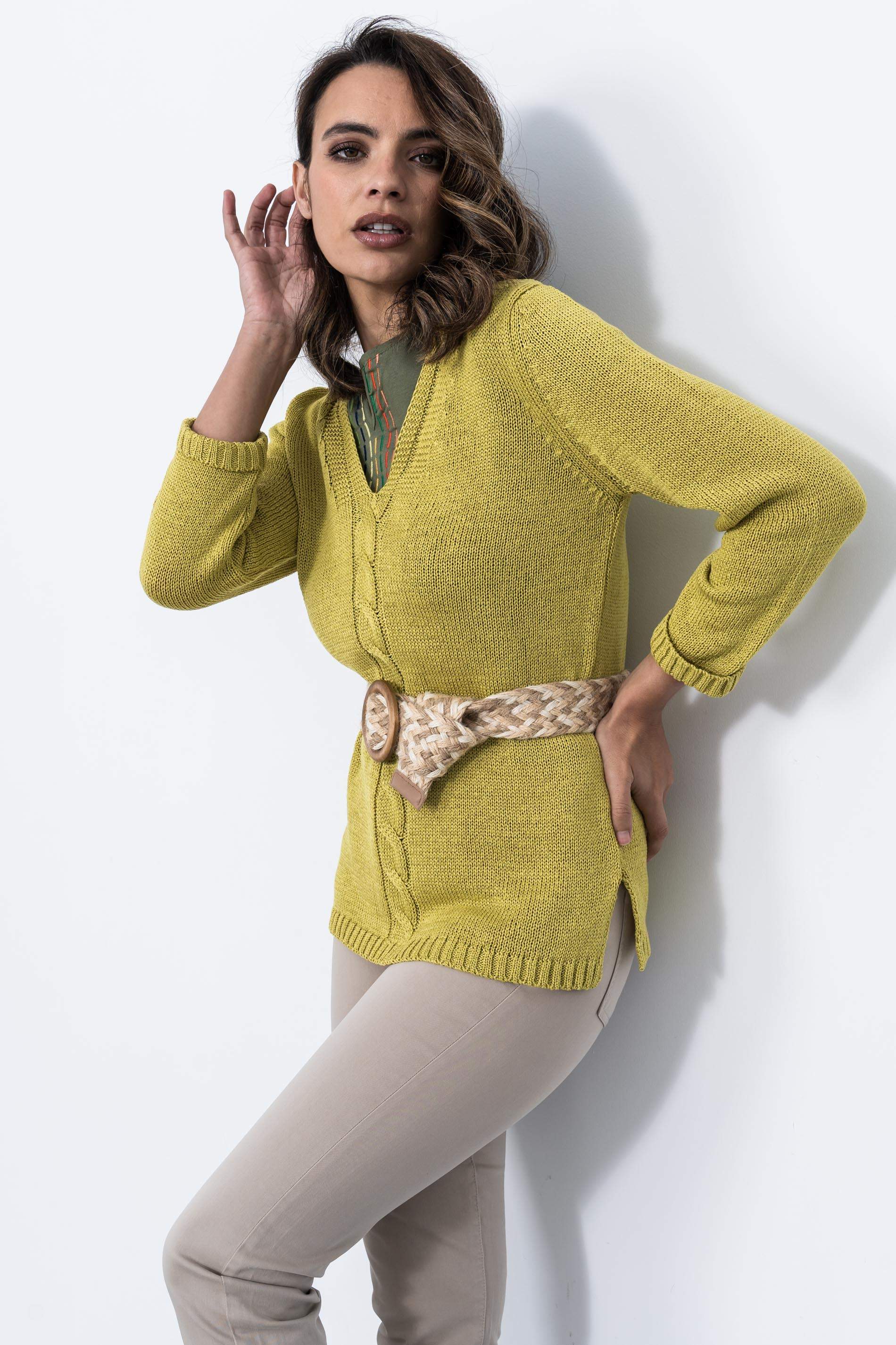 PANTALON 5 BOLSILLOS RECTO PIEDRA