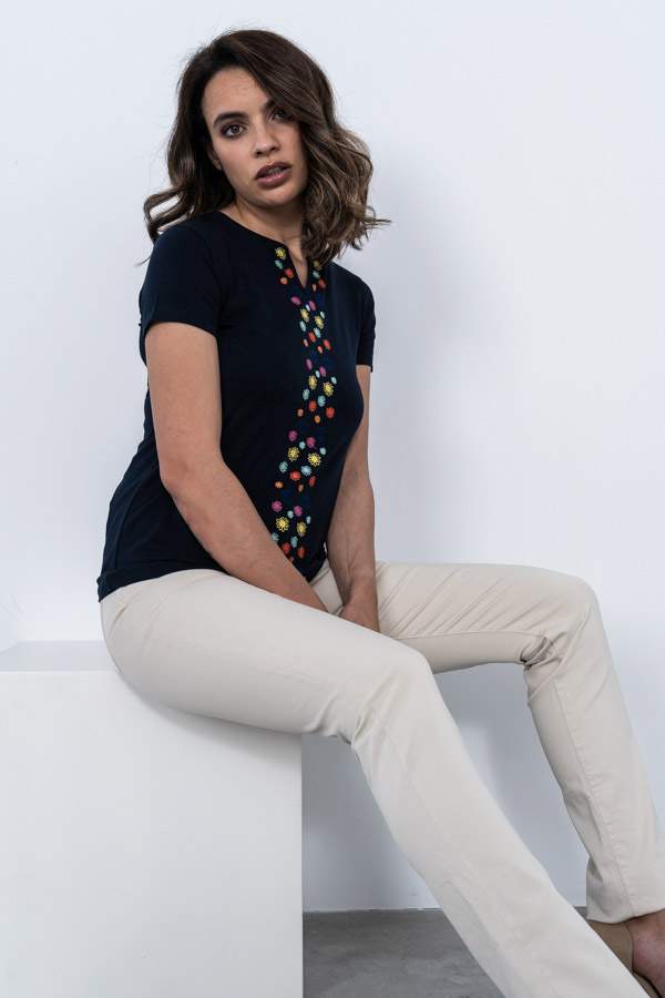 PANTALON 5 BOLSILLOS RECTO NATURAL