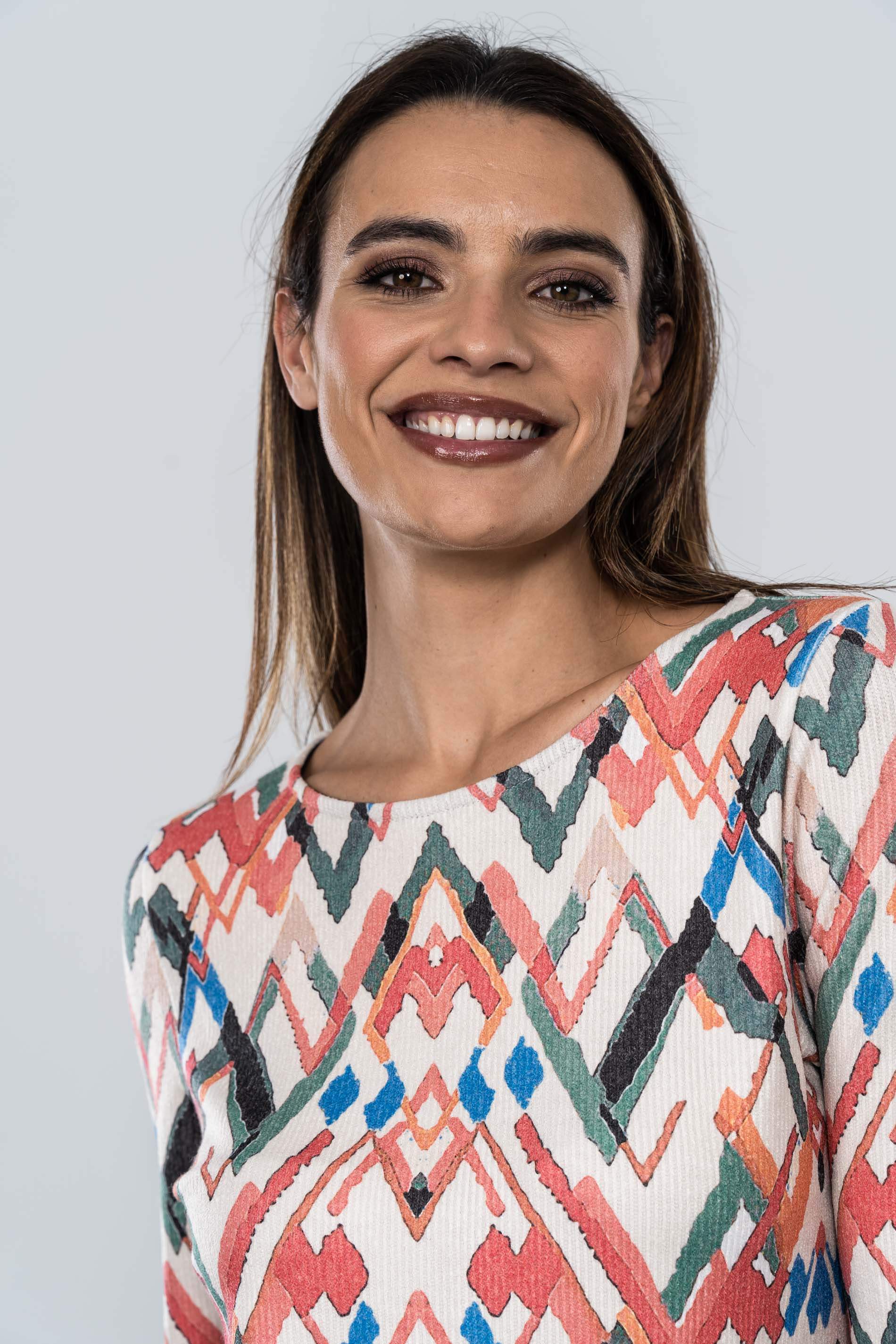JERSEY ESTAMPADO GEOMETRICO